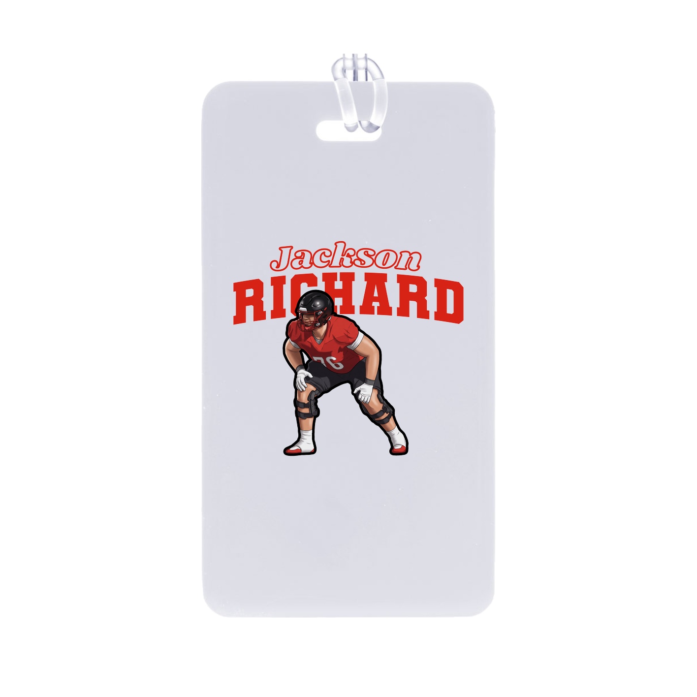 Bag Tag — Name Arch in Classic