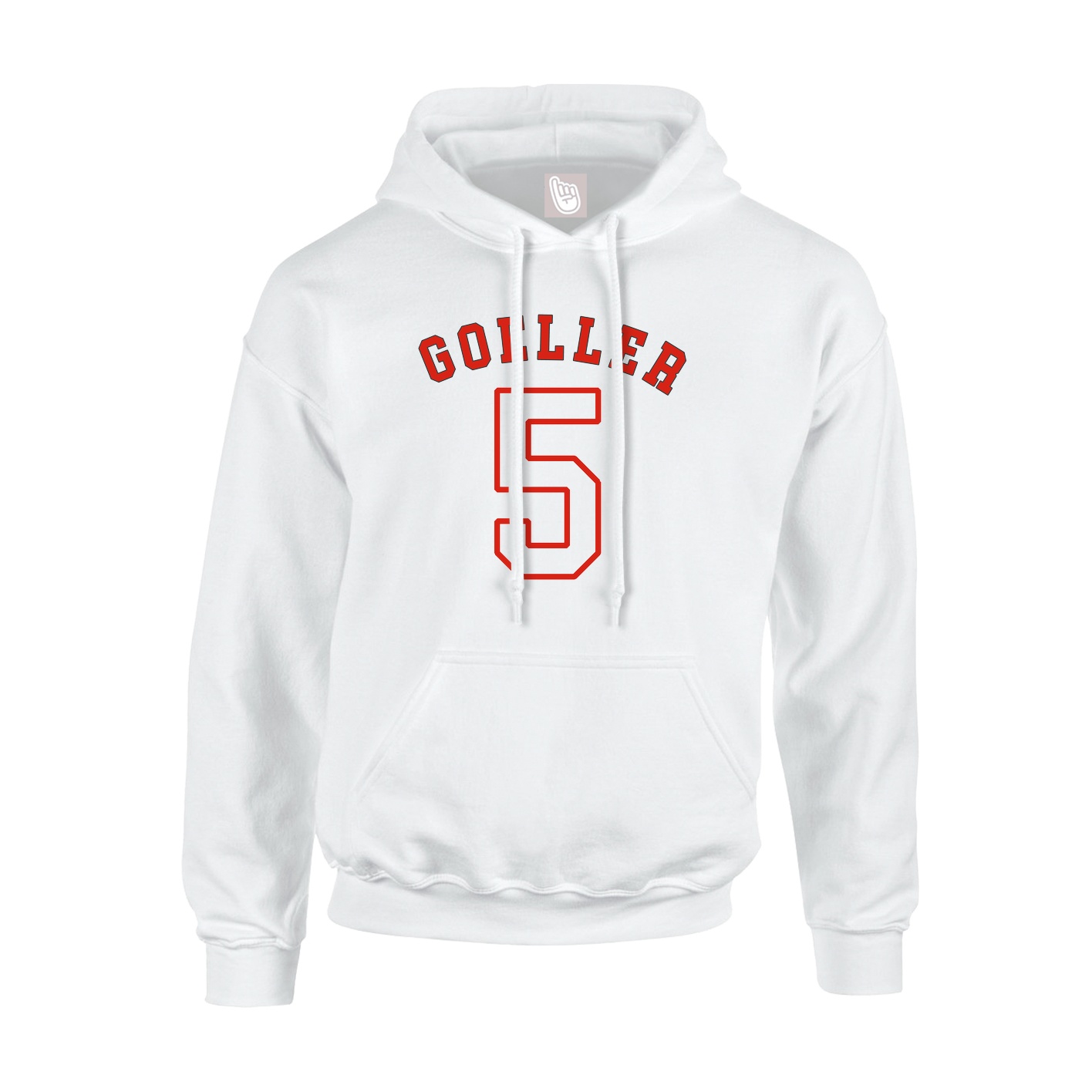 Hoodie — Shirsey Arch in White