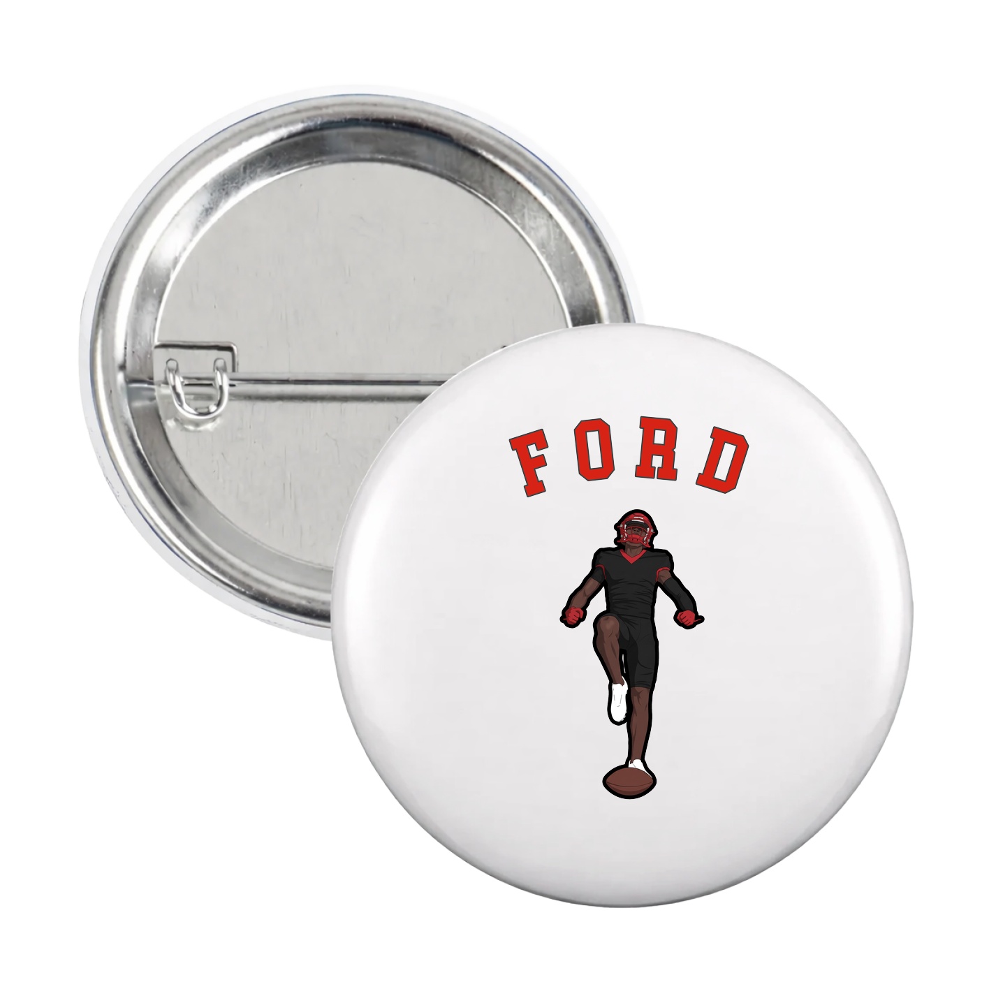 Game Day Button — Shirsey Arch in White