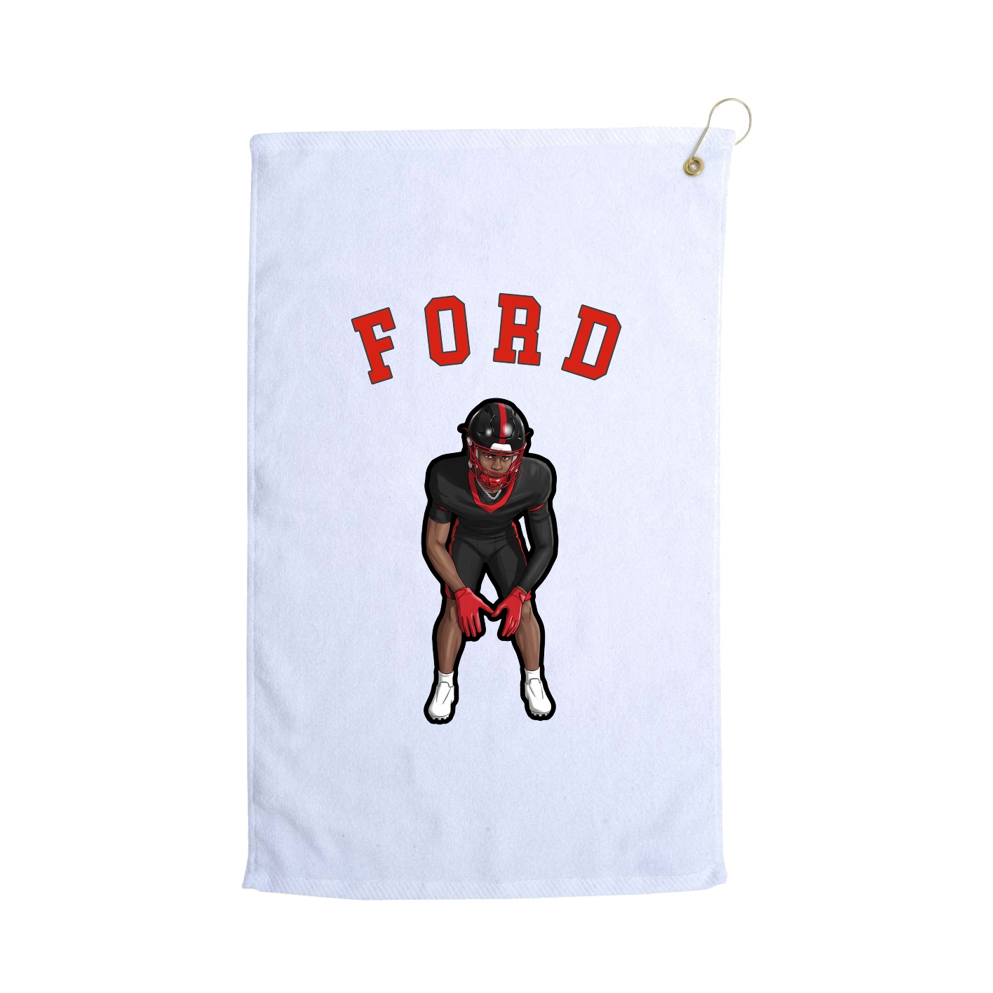 Golf Towel — Shirsey Arch in White