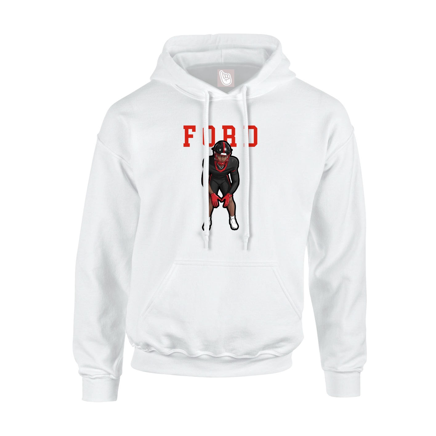 Hoodie — Shirsey in White