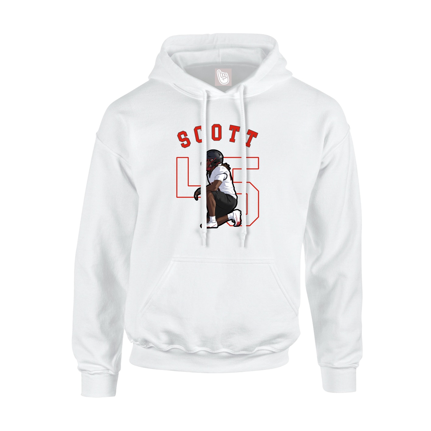 Hoodie — Classic in White