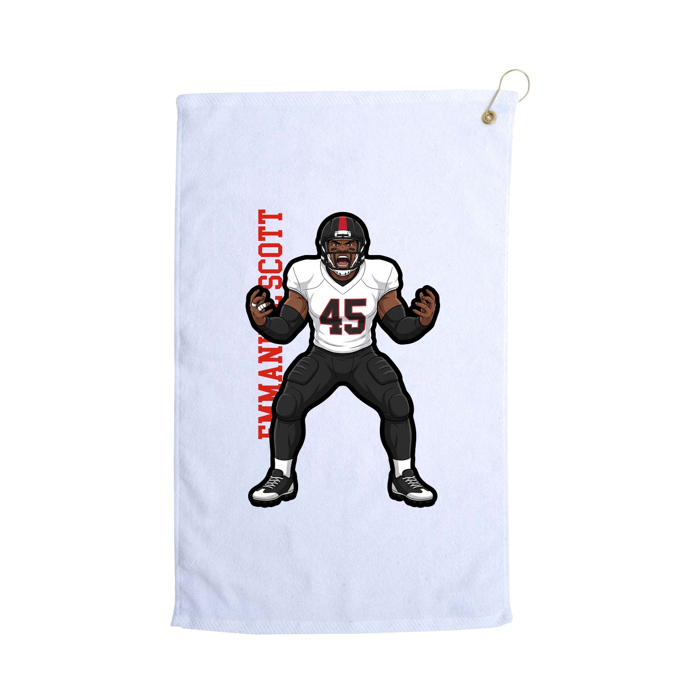 Golf Towel — Classic in White