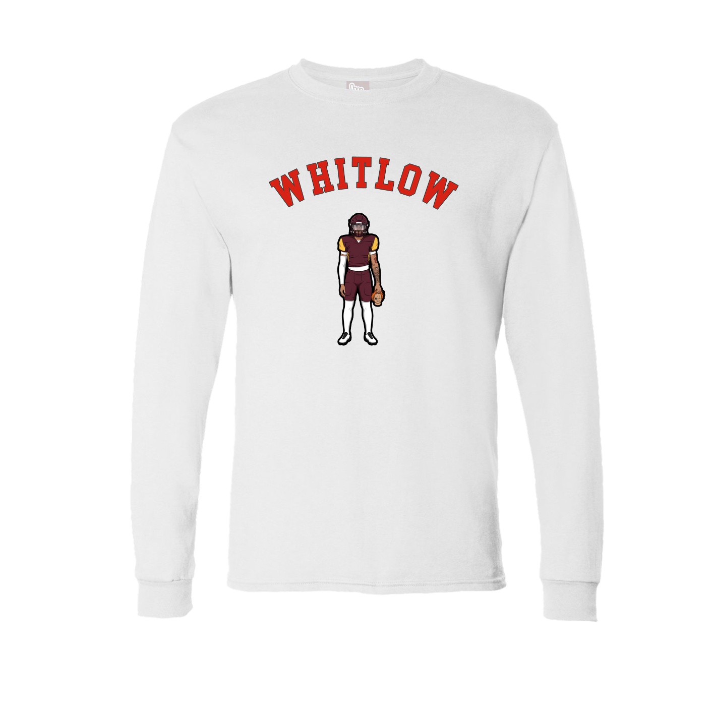 Long Sleeve Tee — Shirsey Arch in White