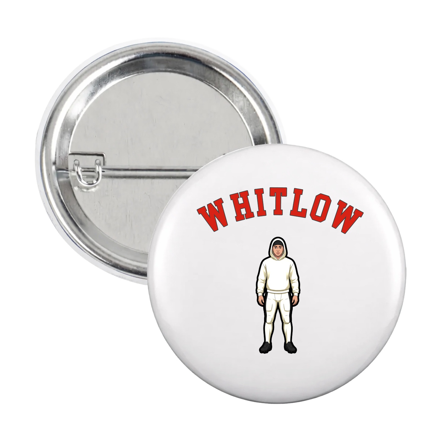 Game Day Button — Shirsey Arch in White