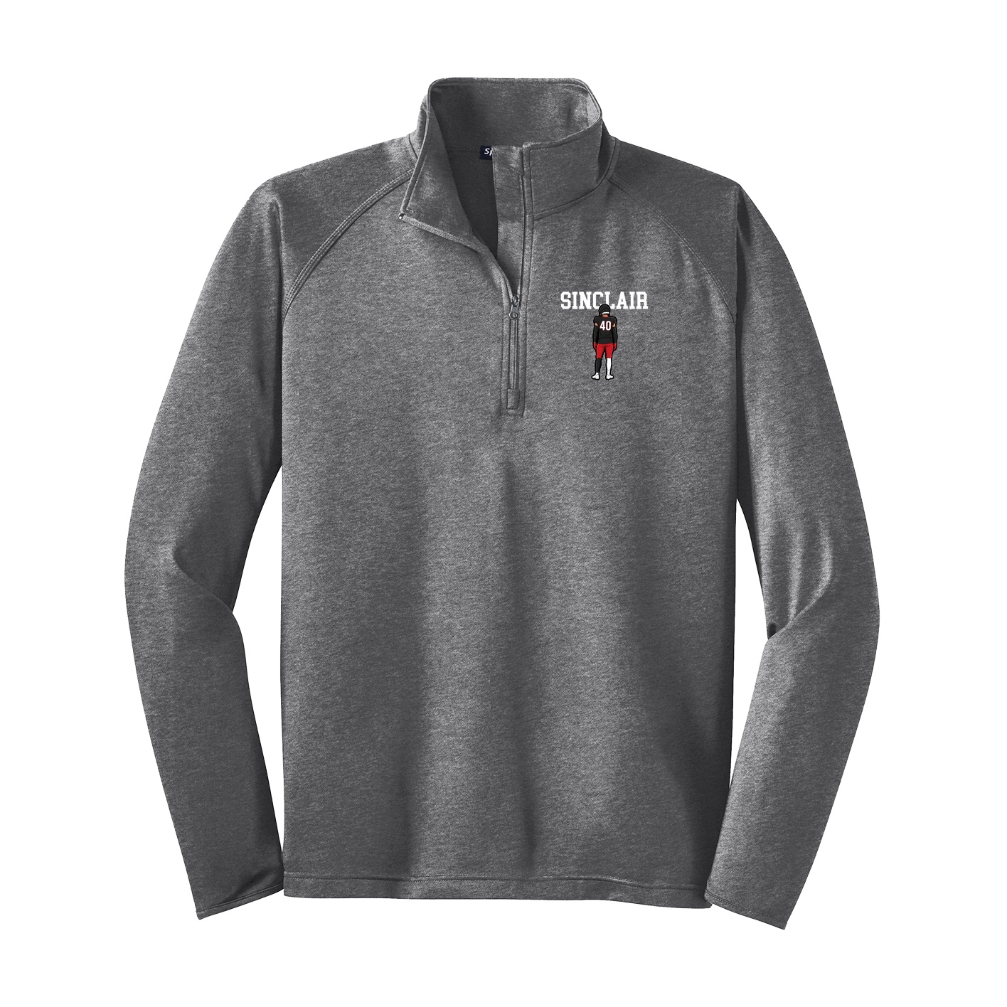 Q-Zip Pullover — Shirsey in Grey