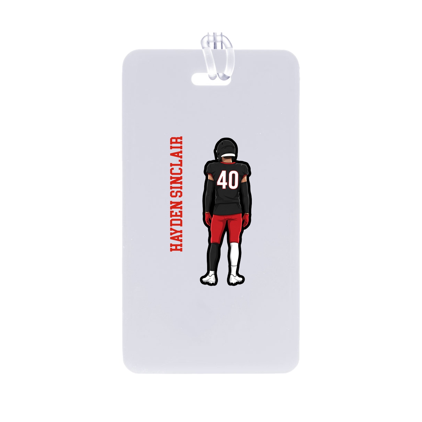 Bag Tag — Name Vertical in Classic