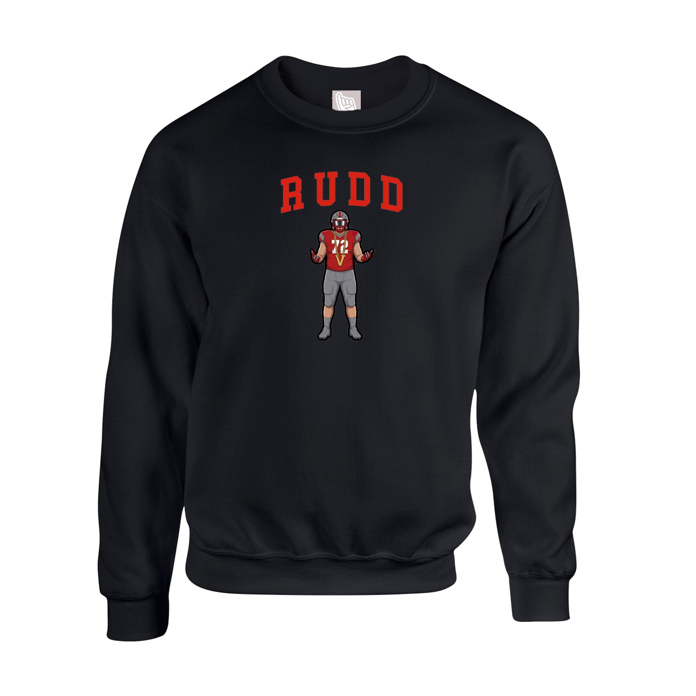 Fleece Crew — Shirsey in Black