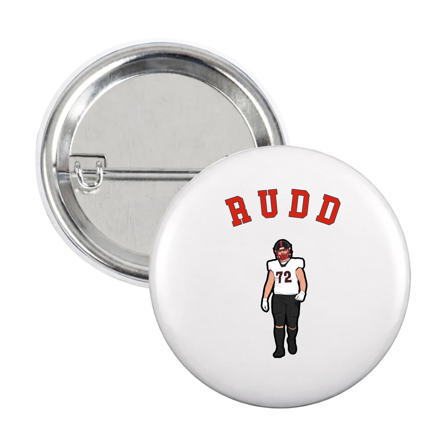 Game Day Button — Shirsey Arch in White