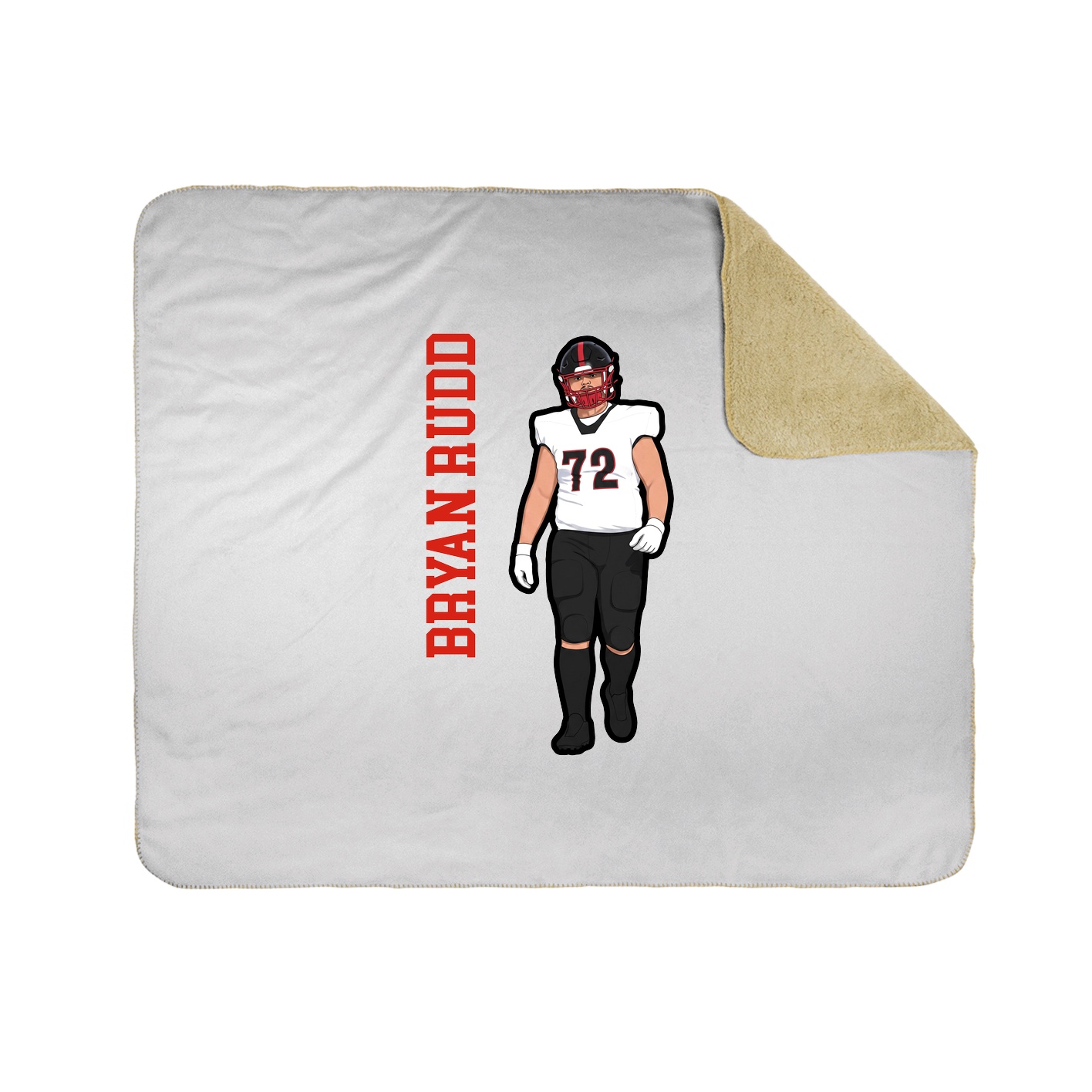 50x60 Sherpa Lined Throw Blanket