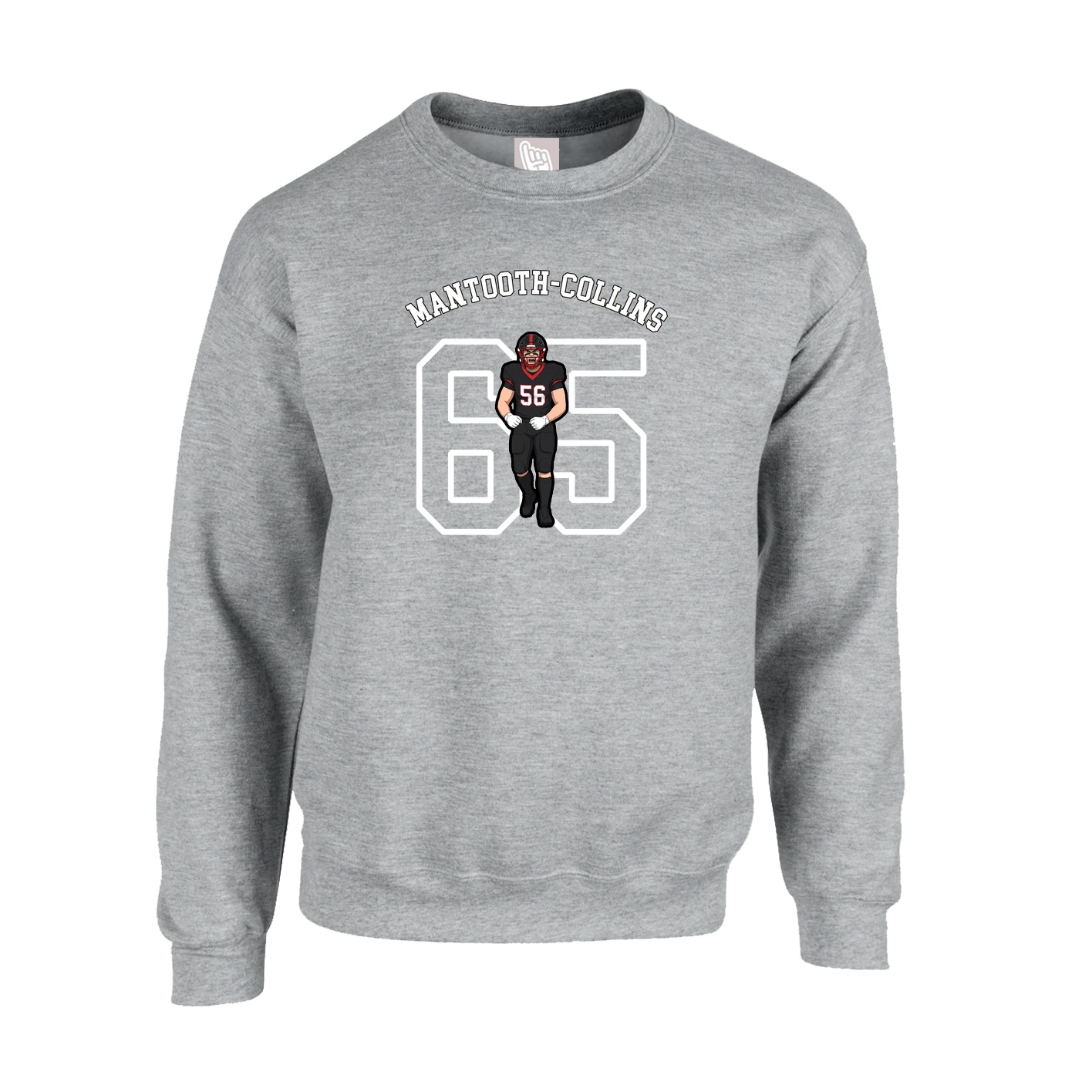 Fleece Crew — Shirsey Arch in Grey