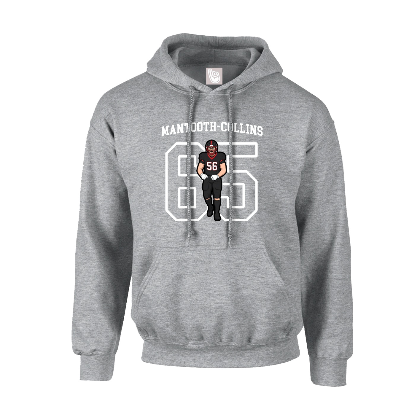 Hoodie — Shirsey in Grey