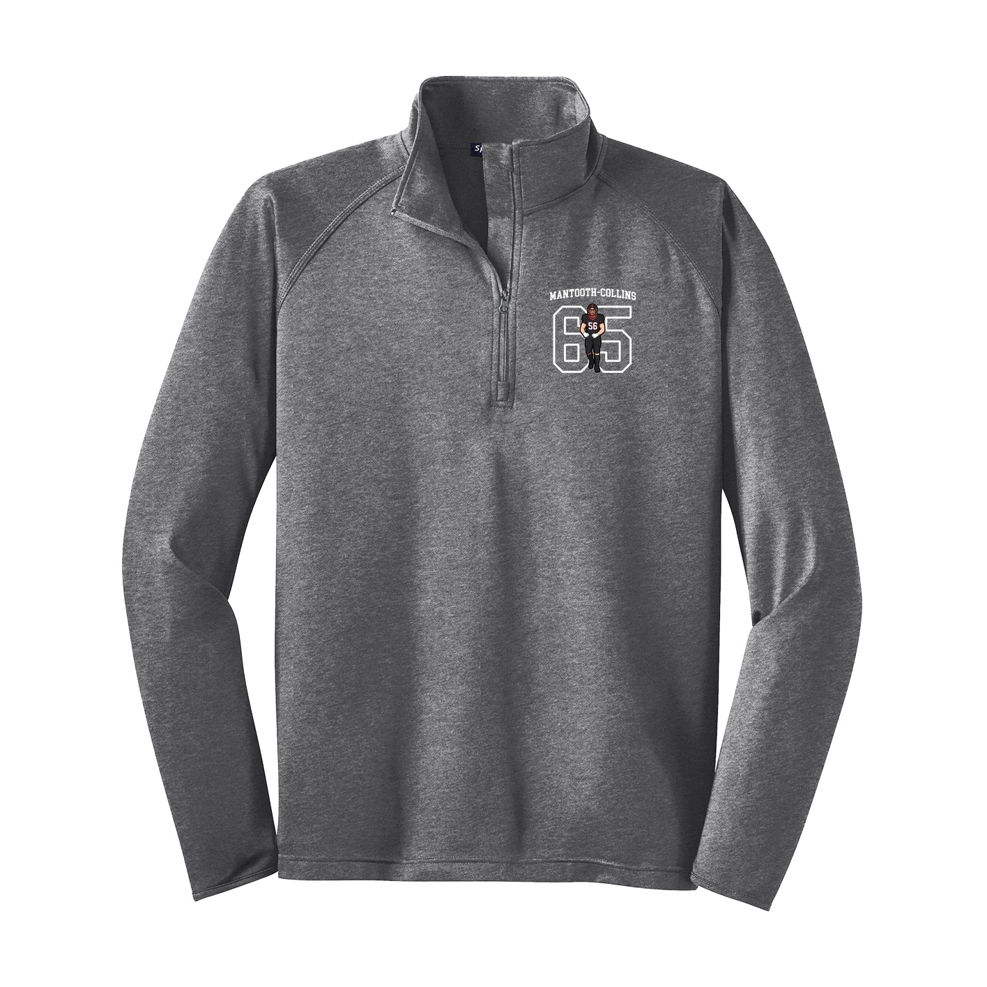 Q-Zip Pullover — Shirsey in Grey
