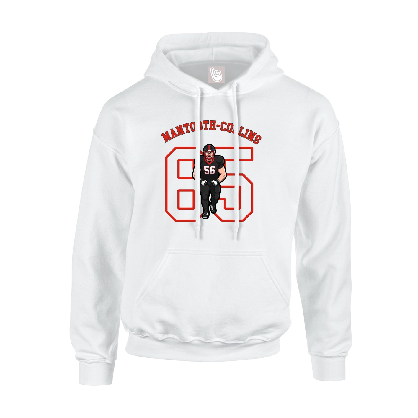 Hoodie — Shirsey Arch in White