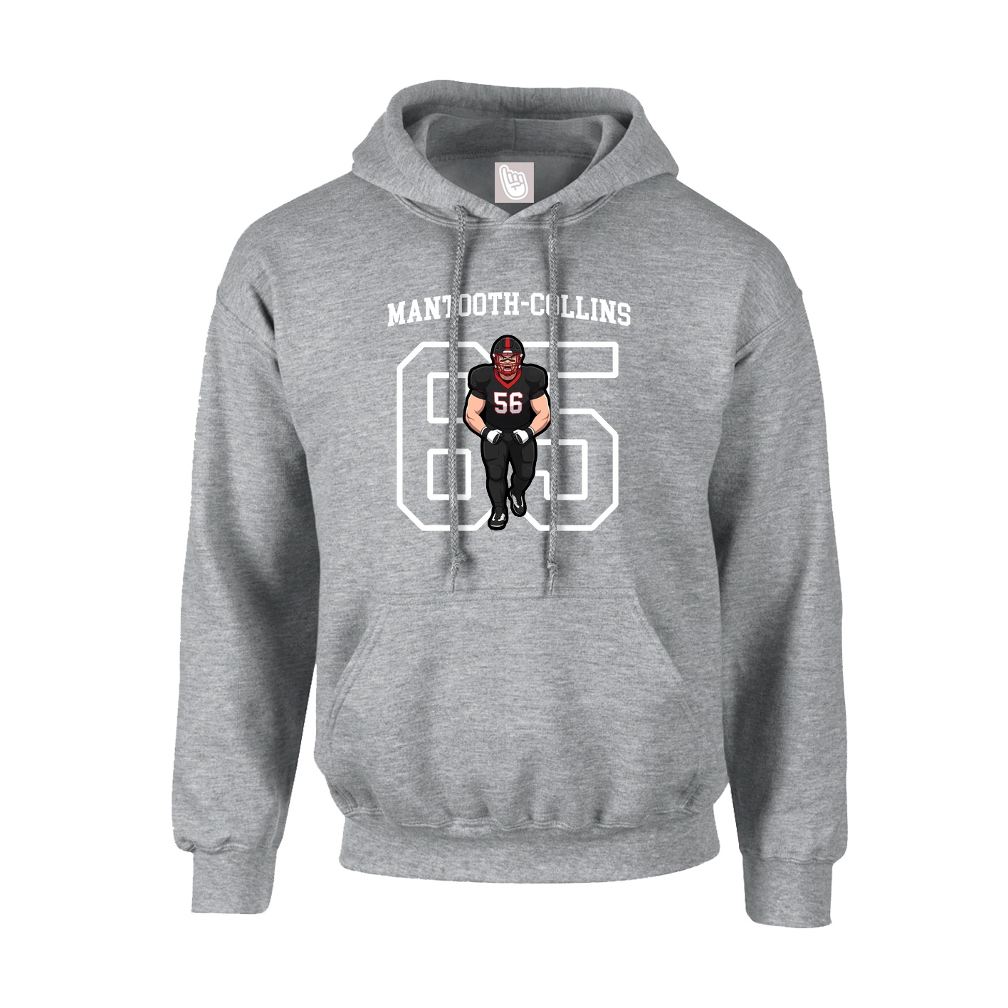 Hoodie — Shirsey in Grey