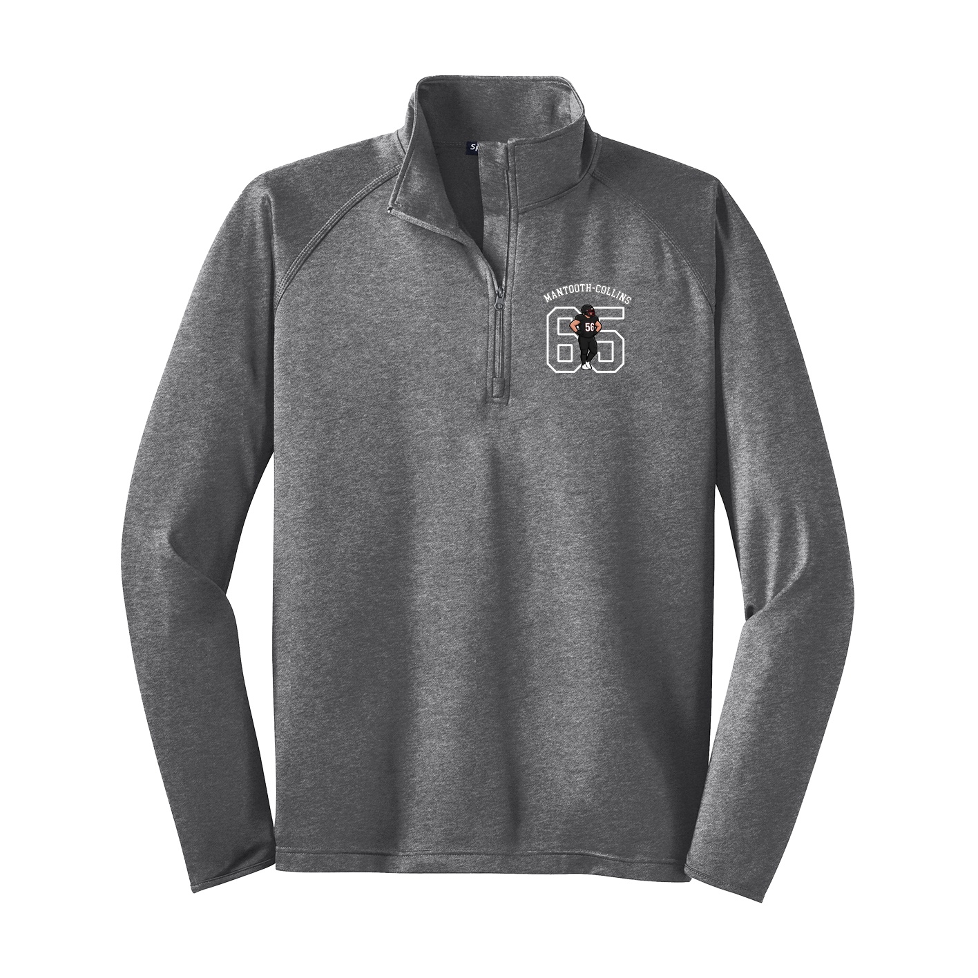 Q-Zip Pullover — Shirsey Arch in Grey