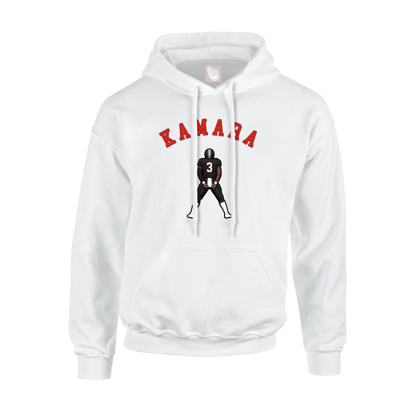 Hoodie — Shirsey Arch in White