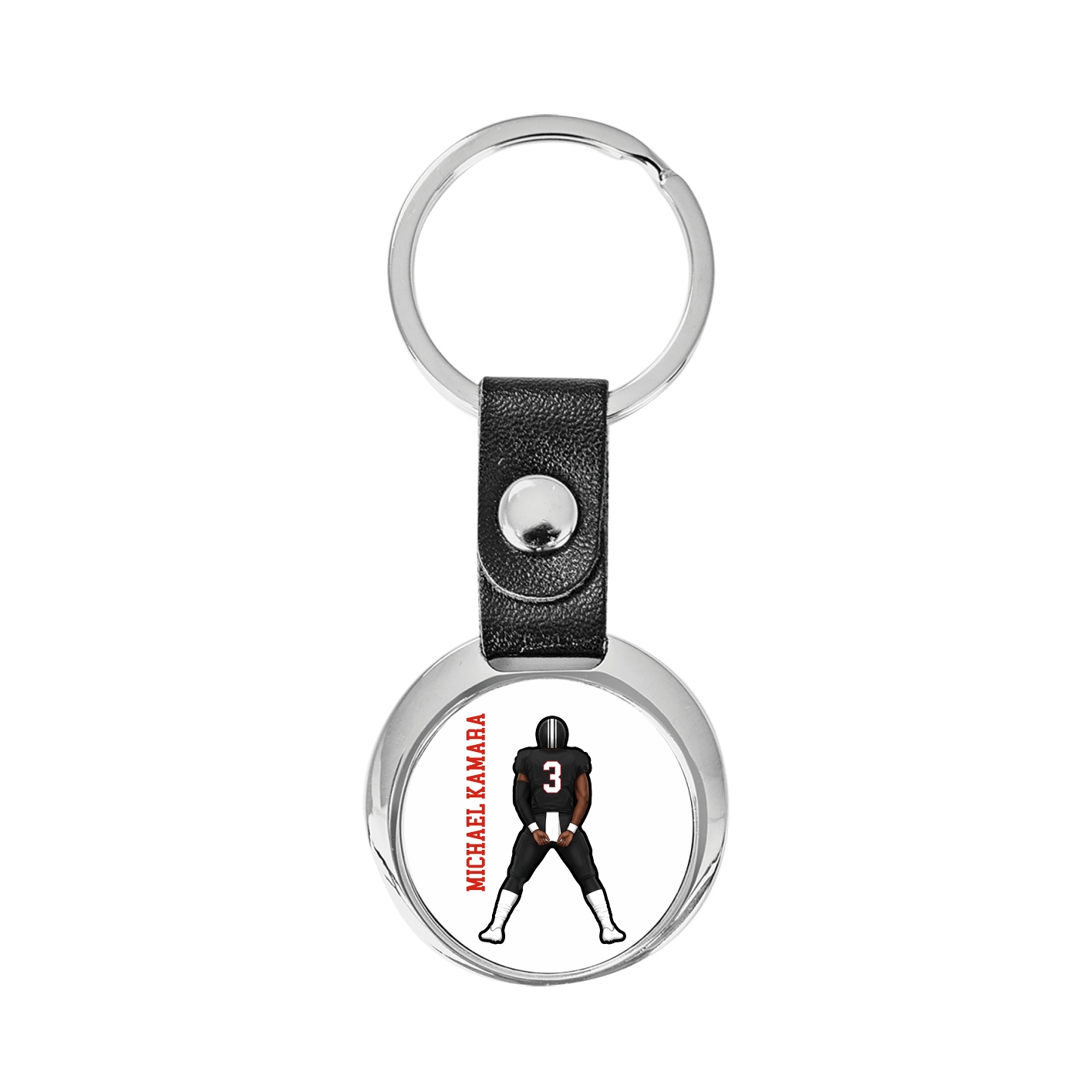 Key Chain — Name Vertical in Classic