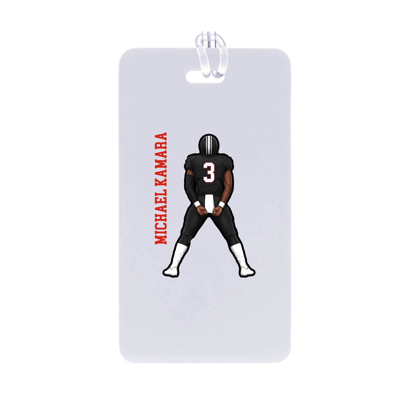 Bag Tag — Name Vertical in Classic