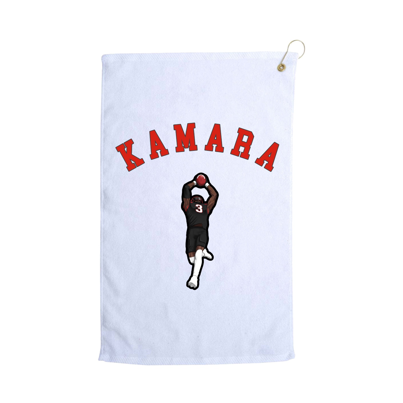 Golf Towel — Shirsey Arch in White