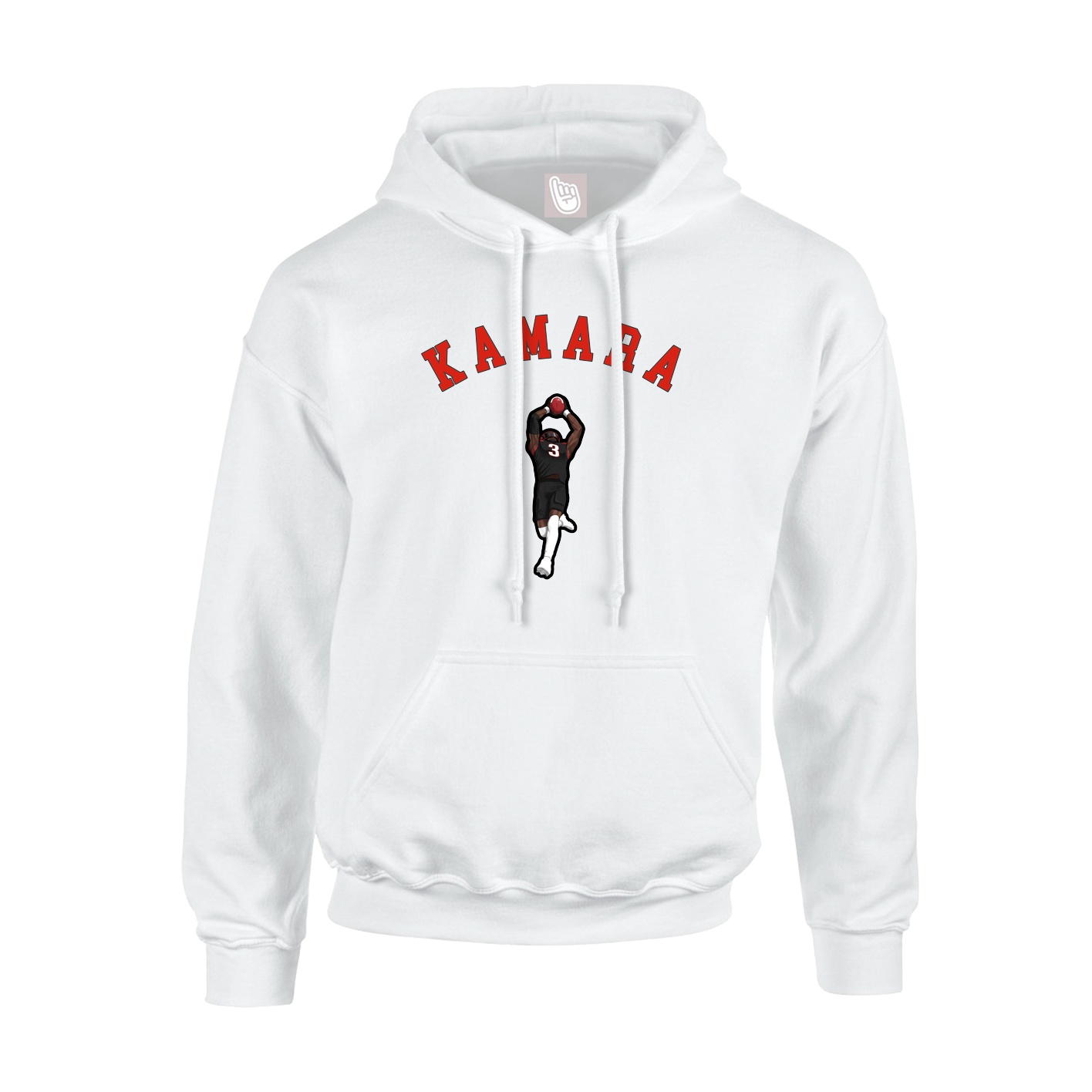 Youth Hoodie — Shirsey Arch in White