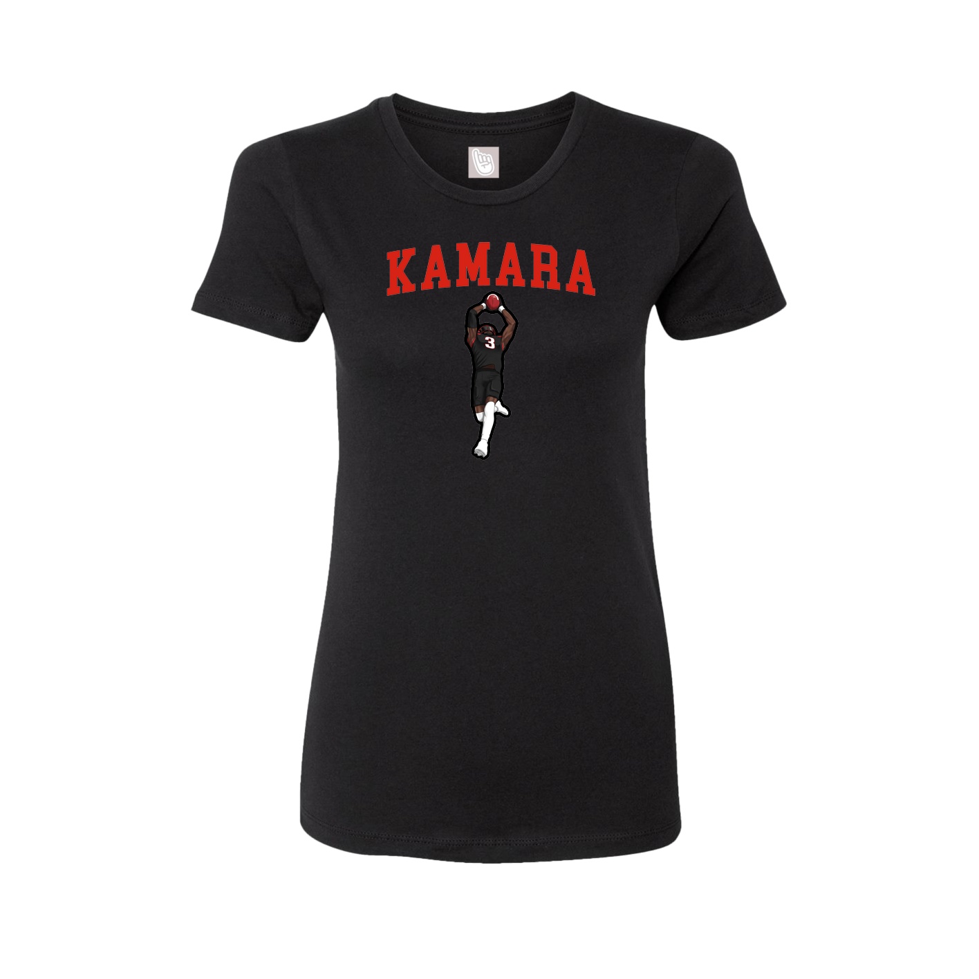 Fitted Women's Tee — Shirsey in Black