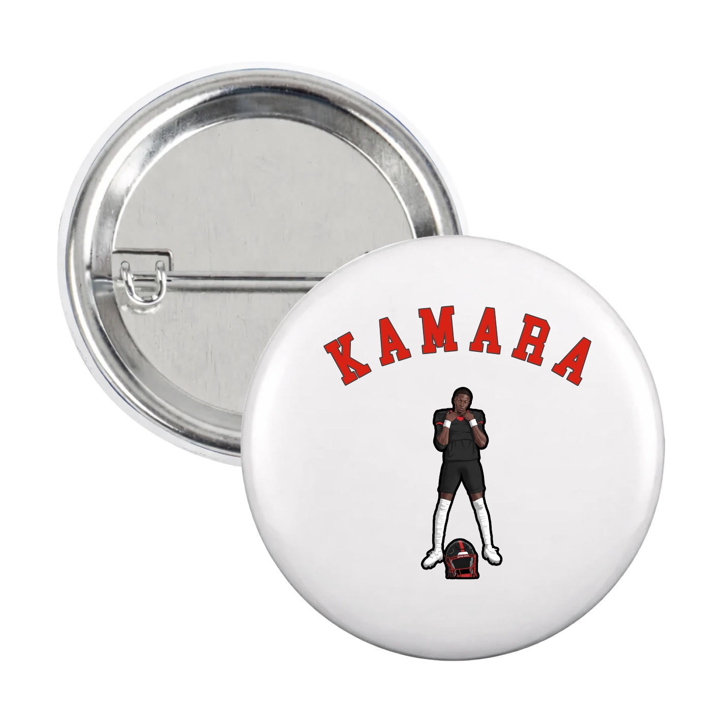 Game Day Button — Shirsey Arch in White