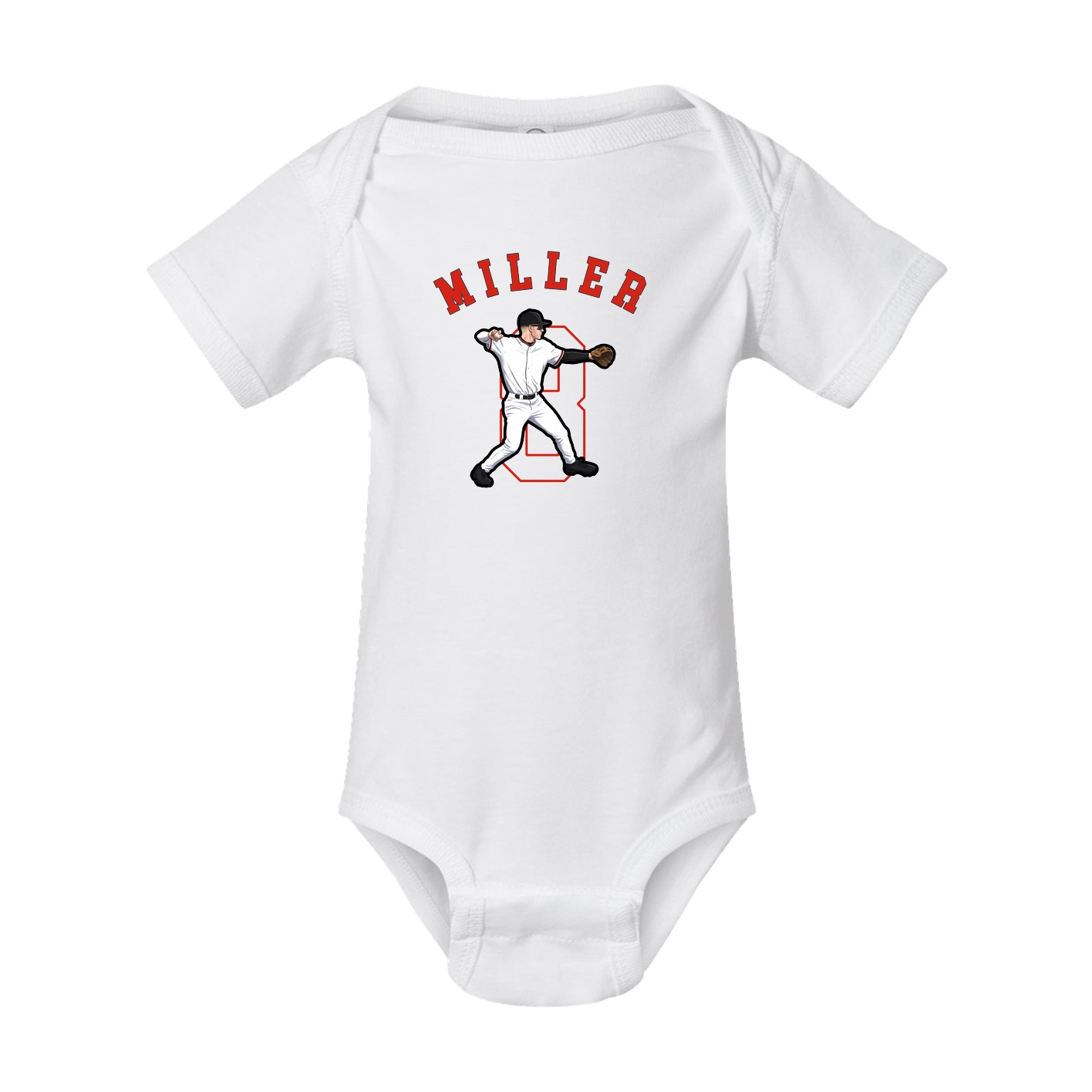 Baby Onesie — Shirsey Arch in White