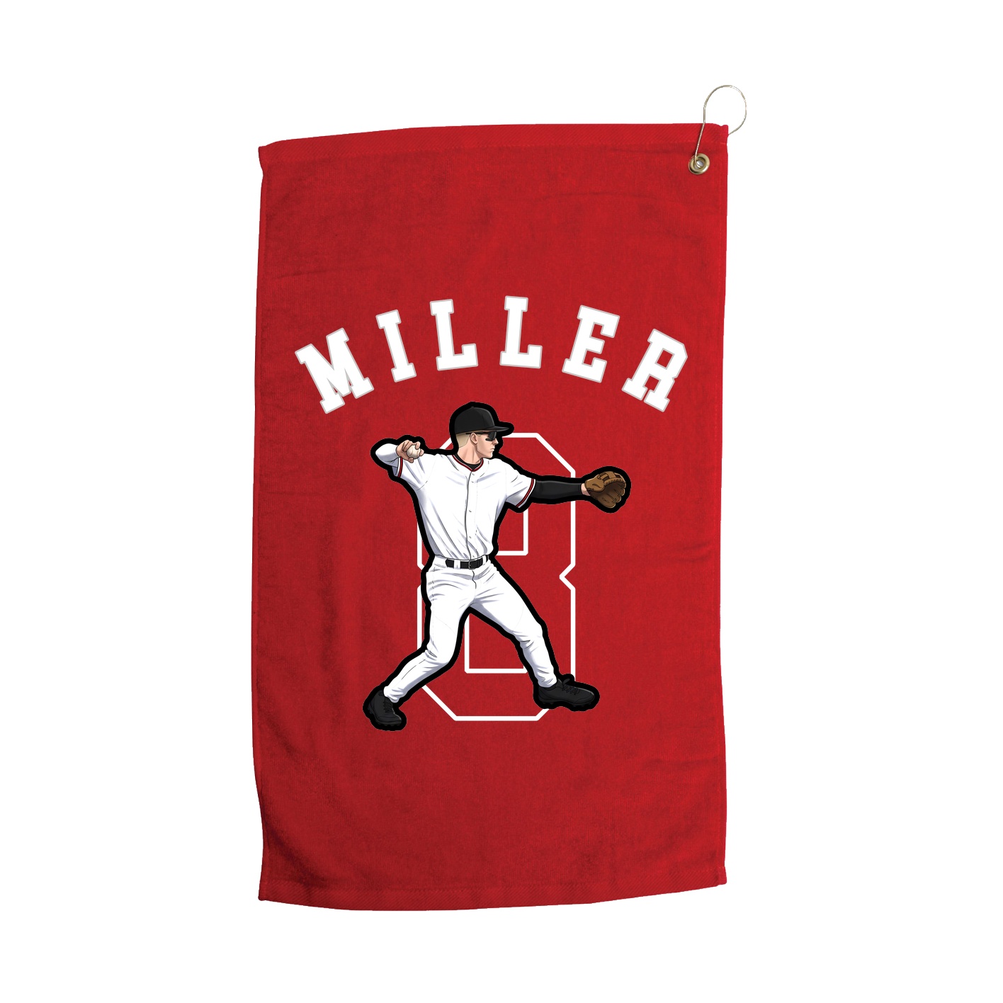 Golf Towel — Shirsey Arch in Red