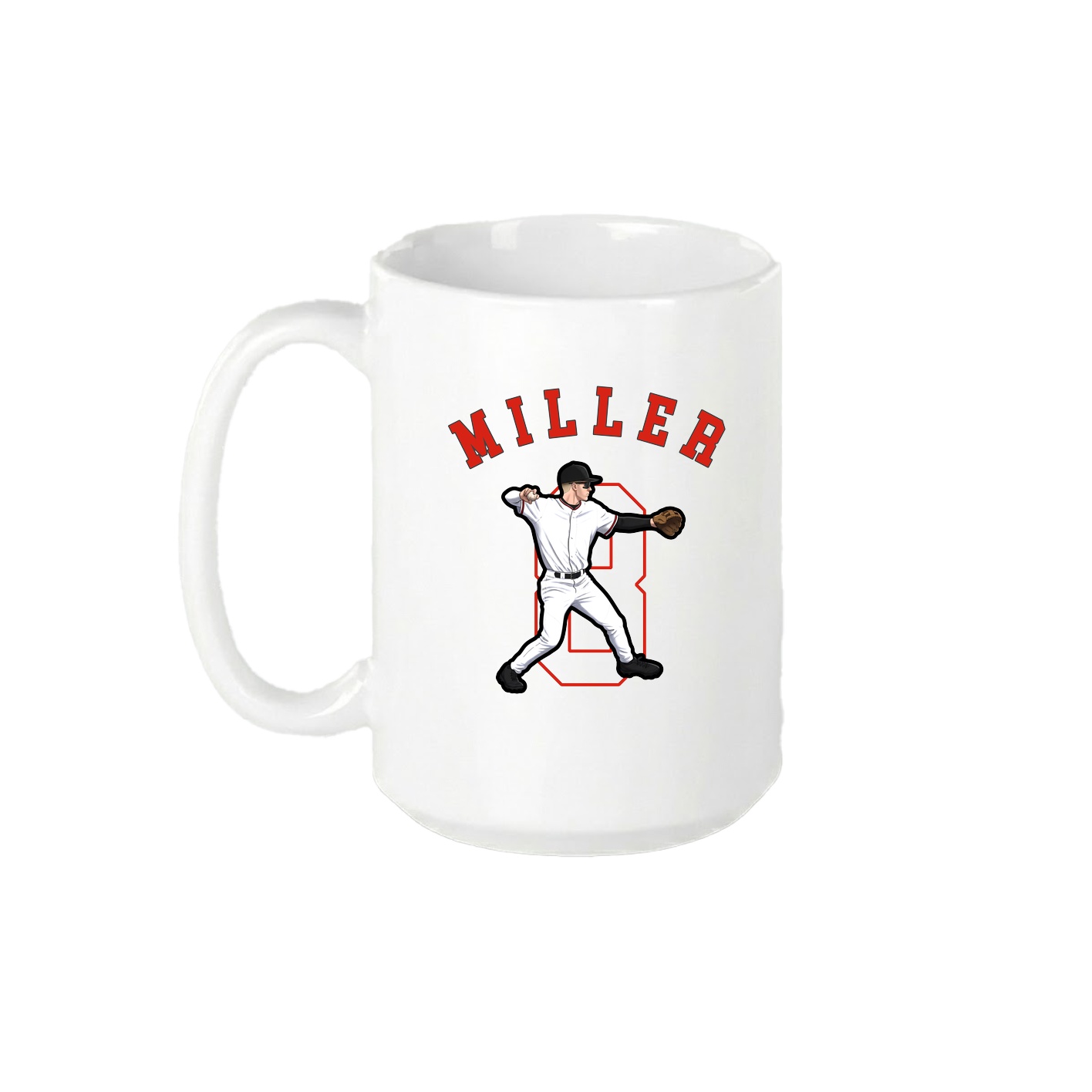 15oz Coffee Mug — Shirsey Arch in White