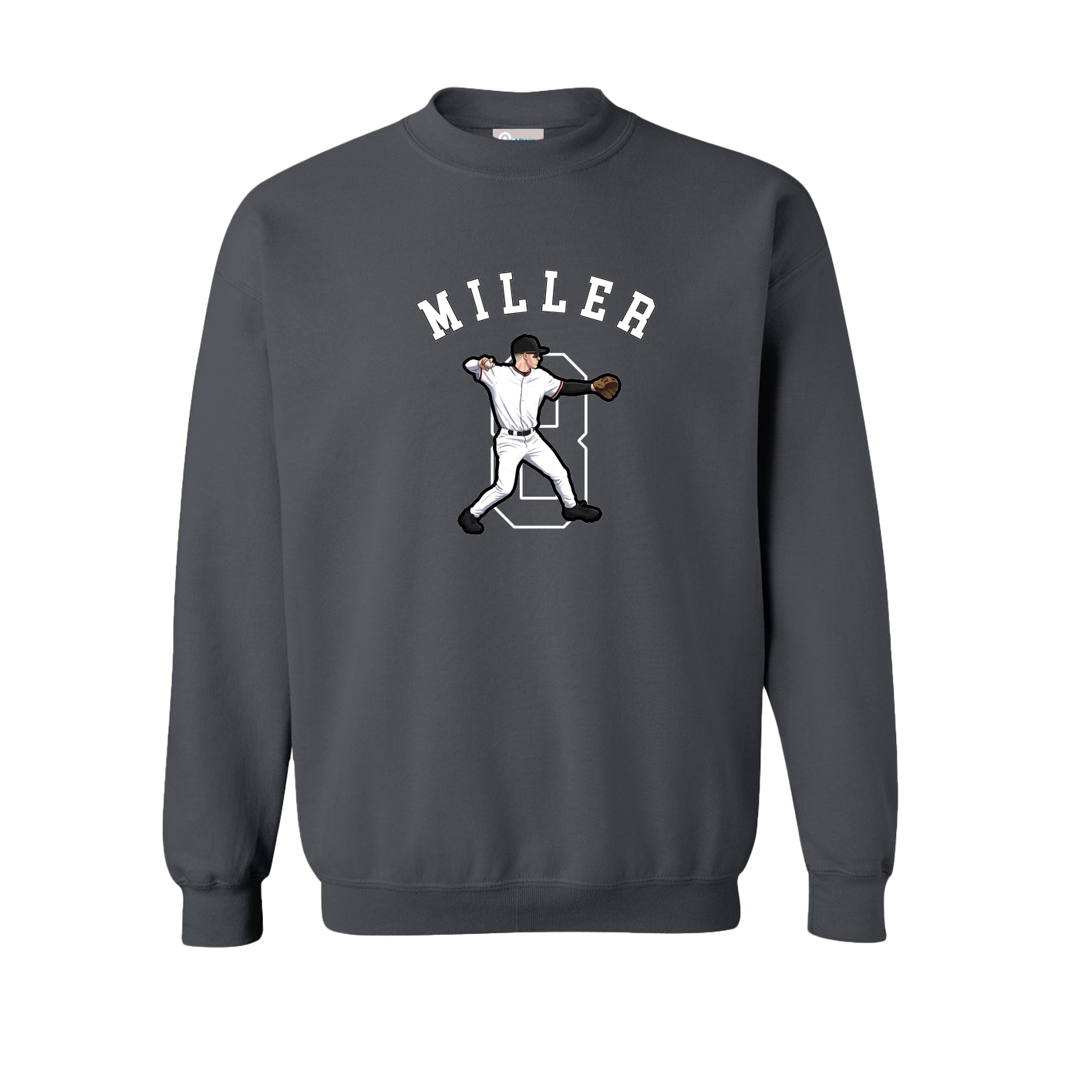 Fleece Crew — Shirsey Arch in Grey