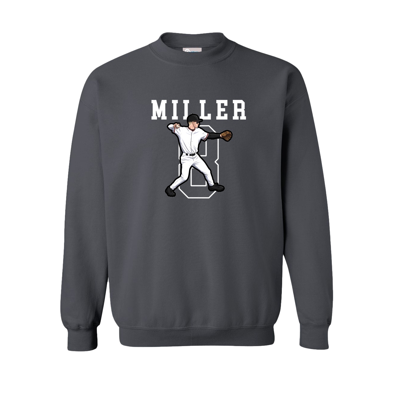 Fleece Crew — Shirsey in Grey