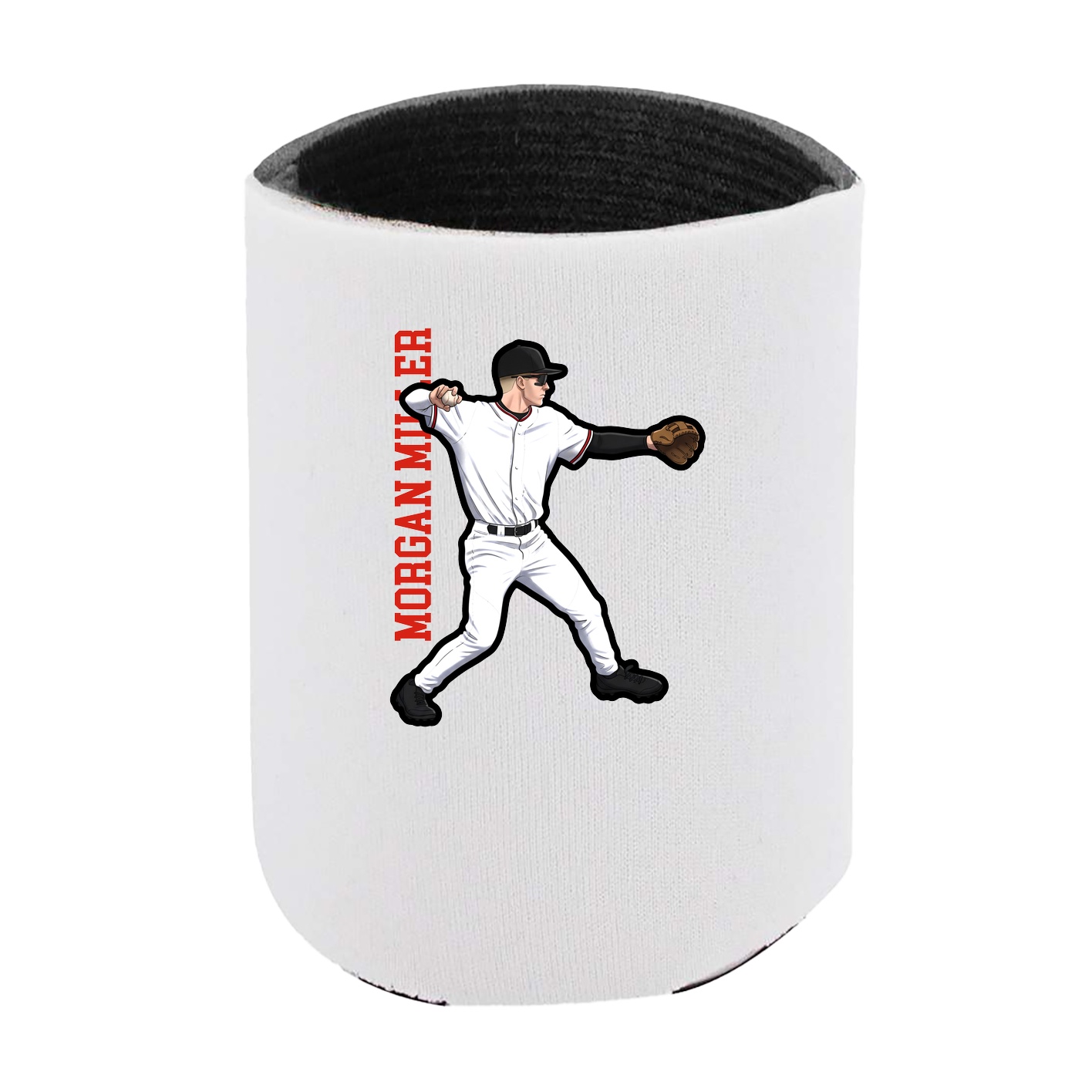 Can Holder — Name Vertical in White