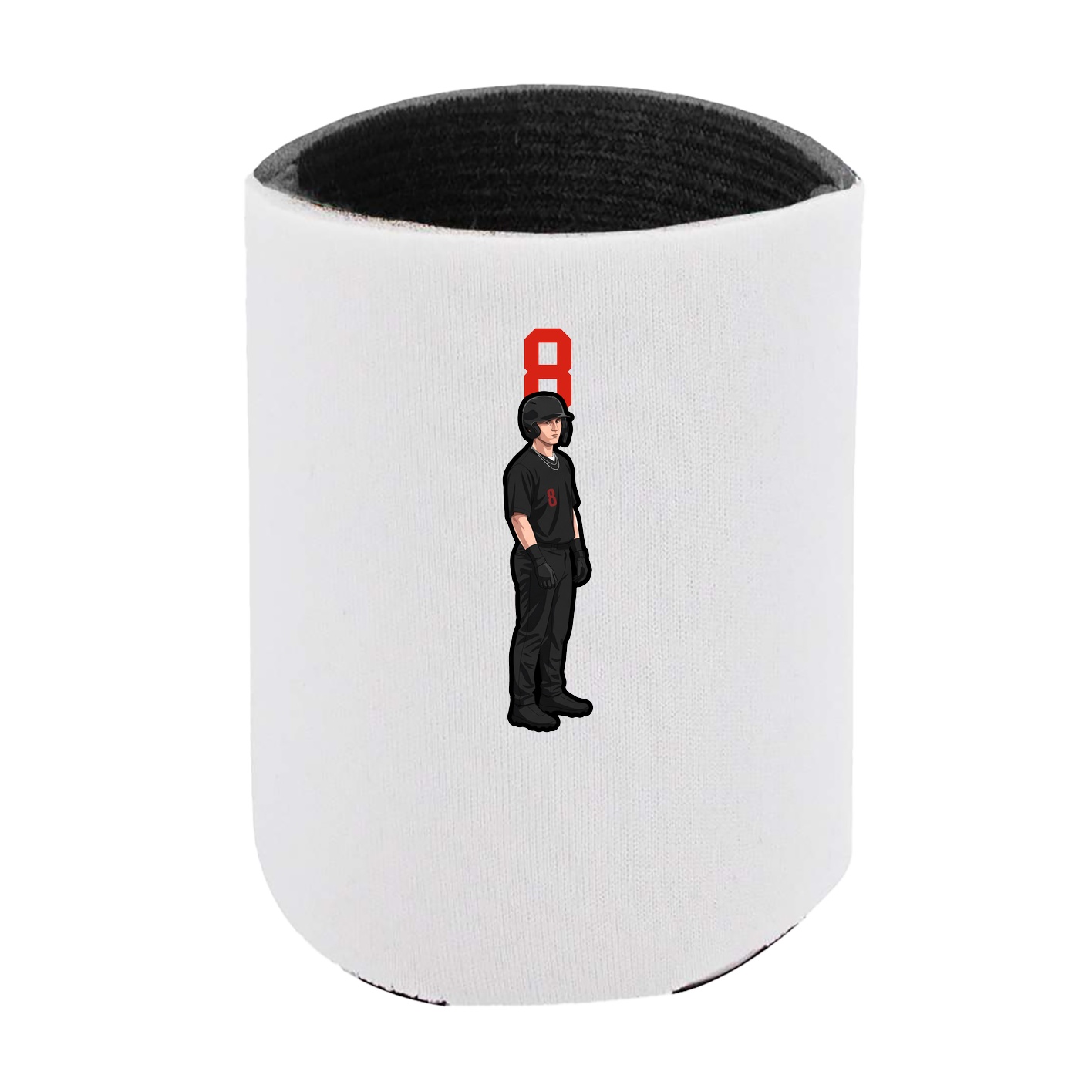 Can Holder — Number Top in White