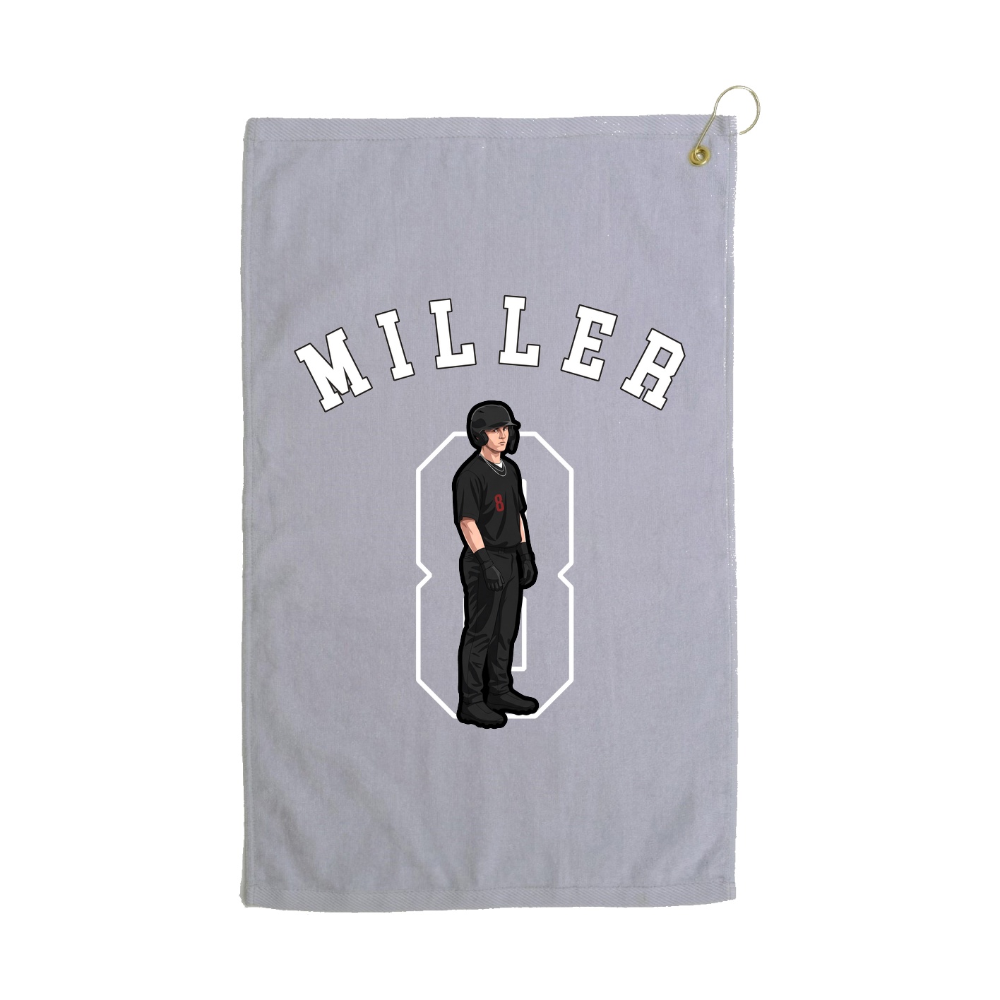 Golf Towel — Shirsey Arch in Grey