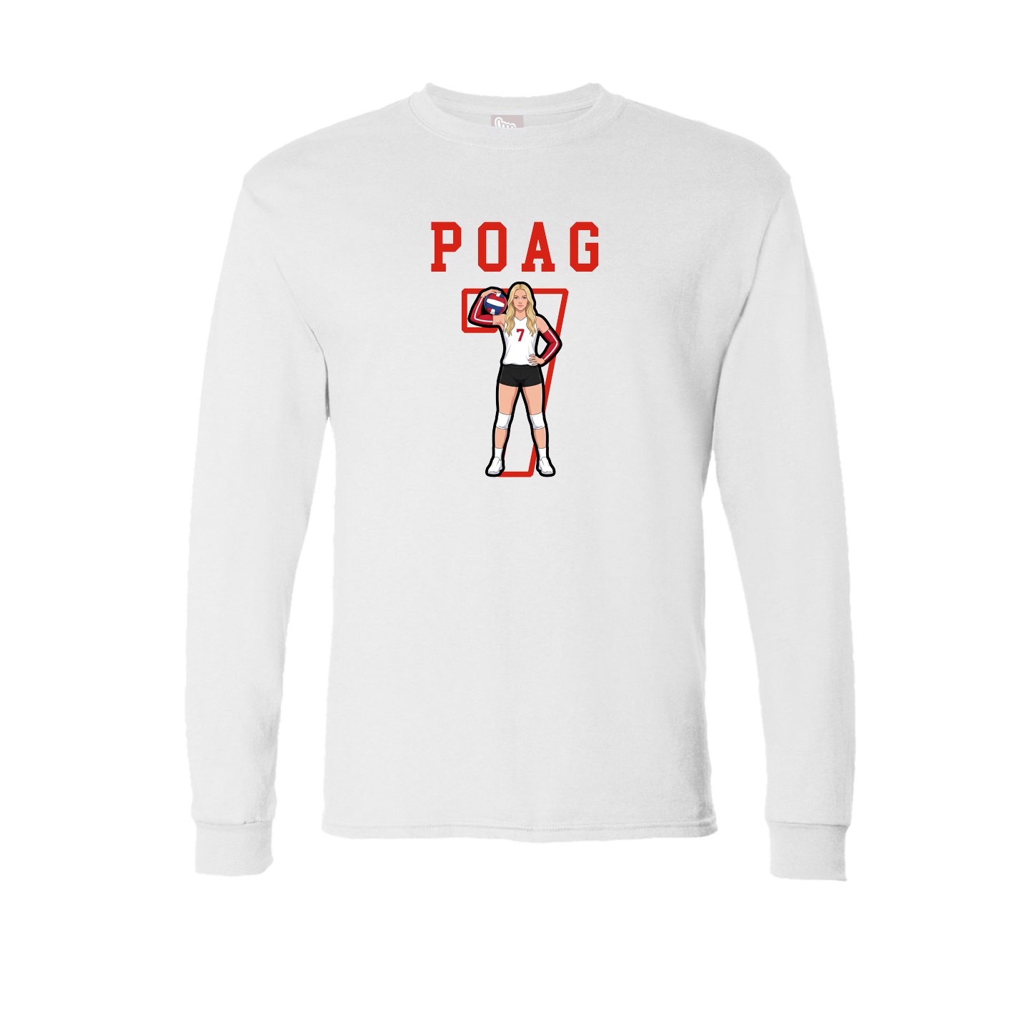 Long Sleeve Tee — Shirsey in White