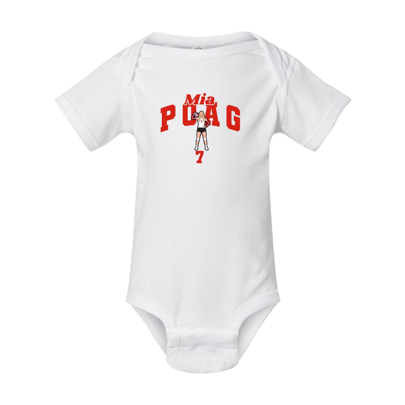 Baby Onesie — Signature Arch in White