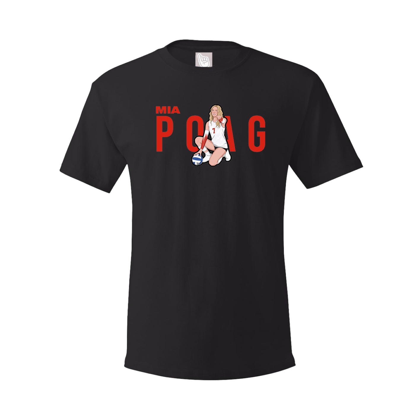 Youth Tee — Player Name in Black