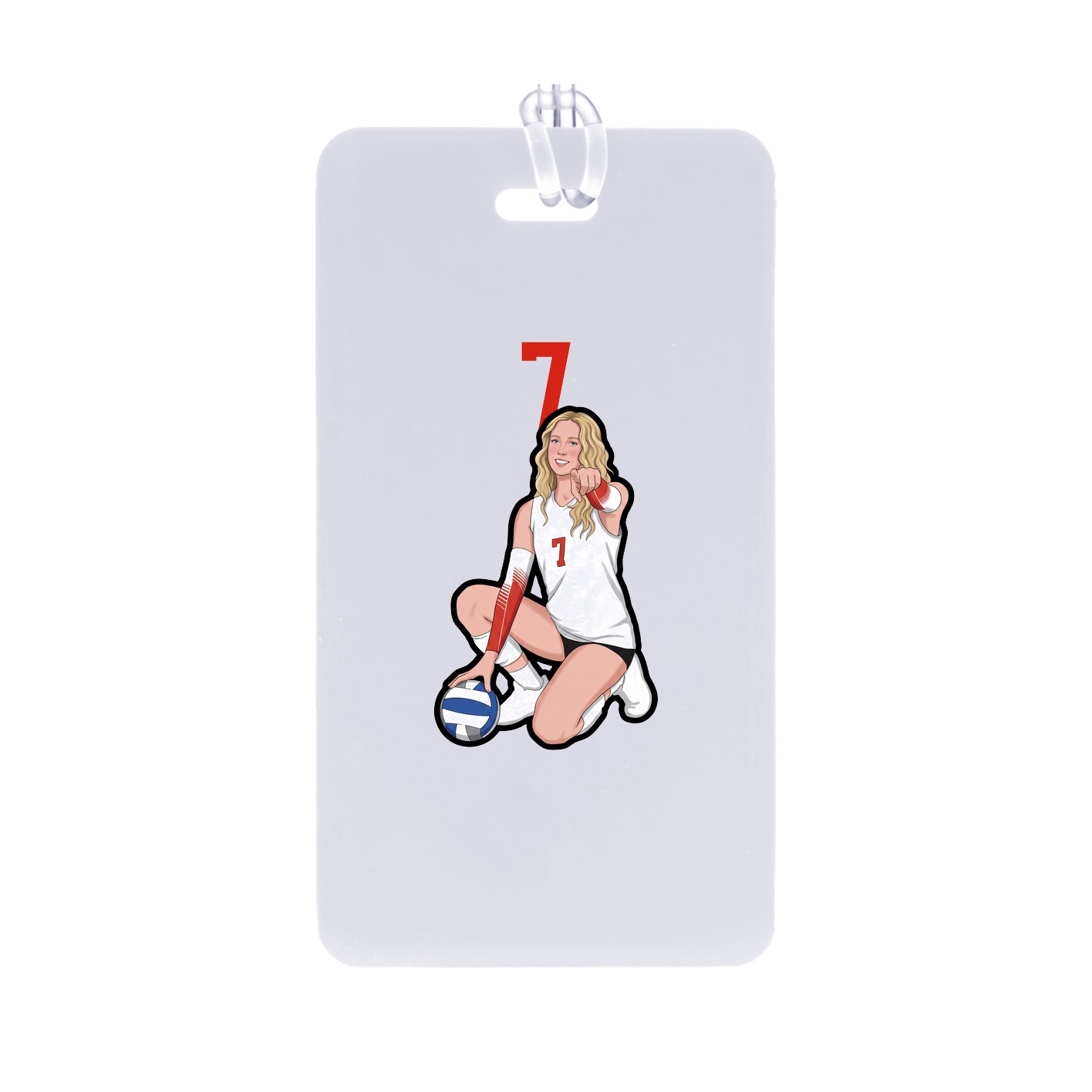 Bag Tag — Number Top in Classic