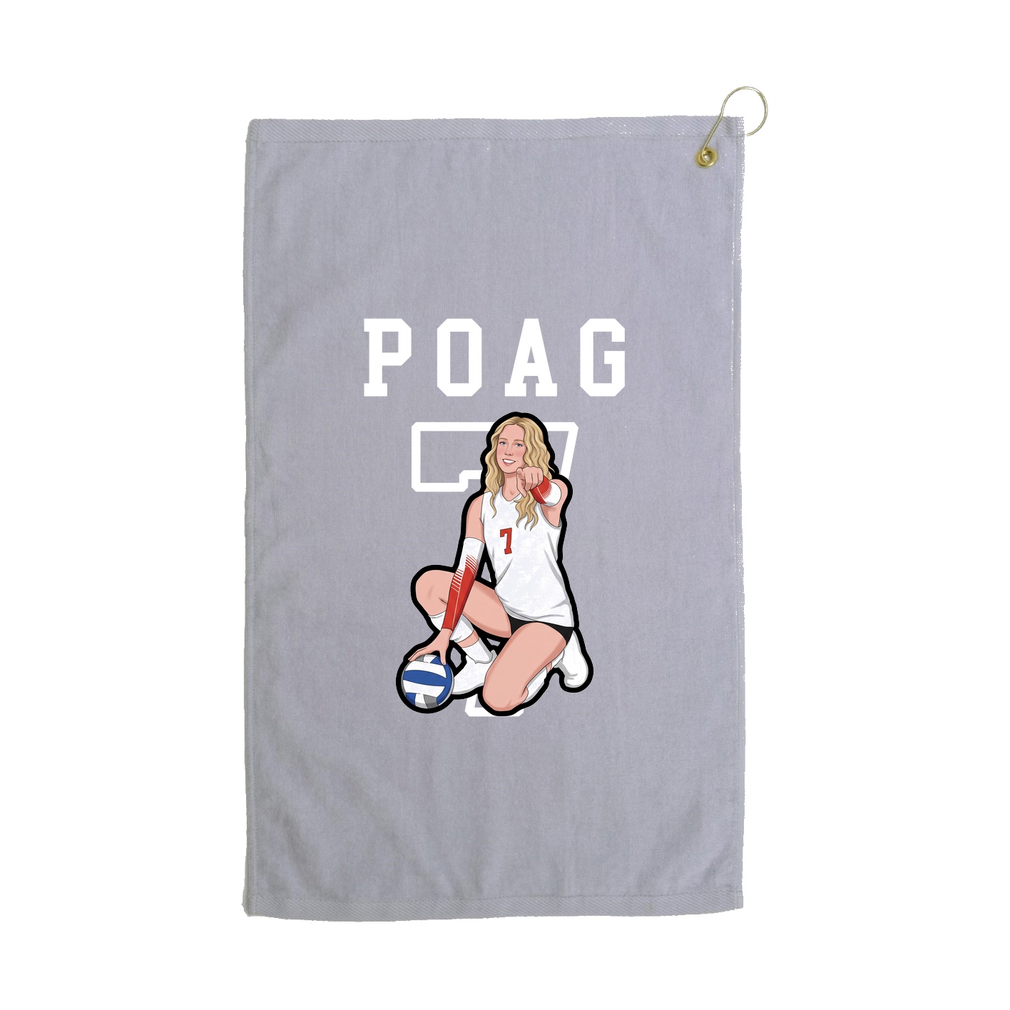 Golf Towel — Shirsey in Grey