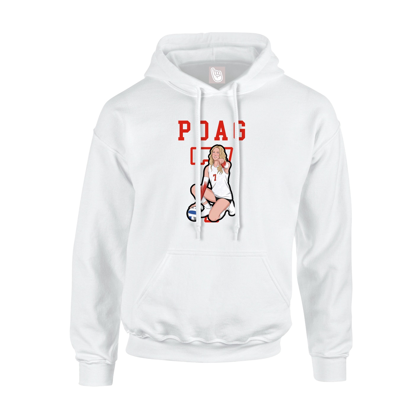 Youth Hoodie — Shirsey in White