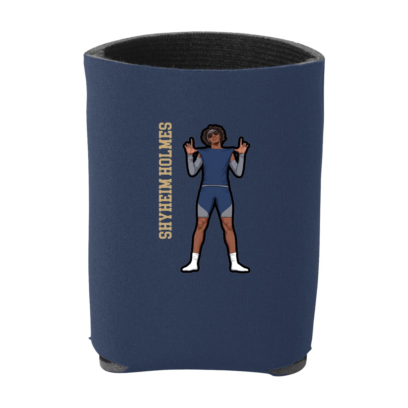 Can Holder — Name Vertical in Navy