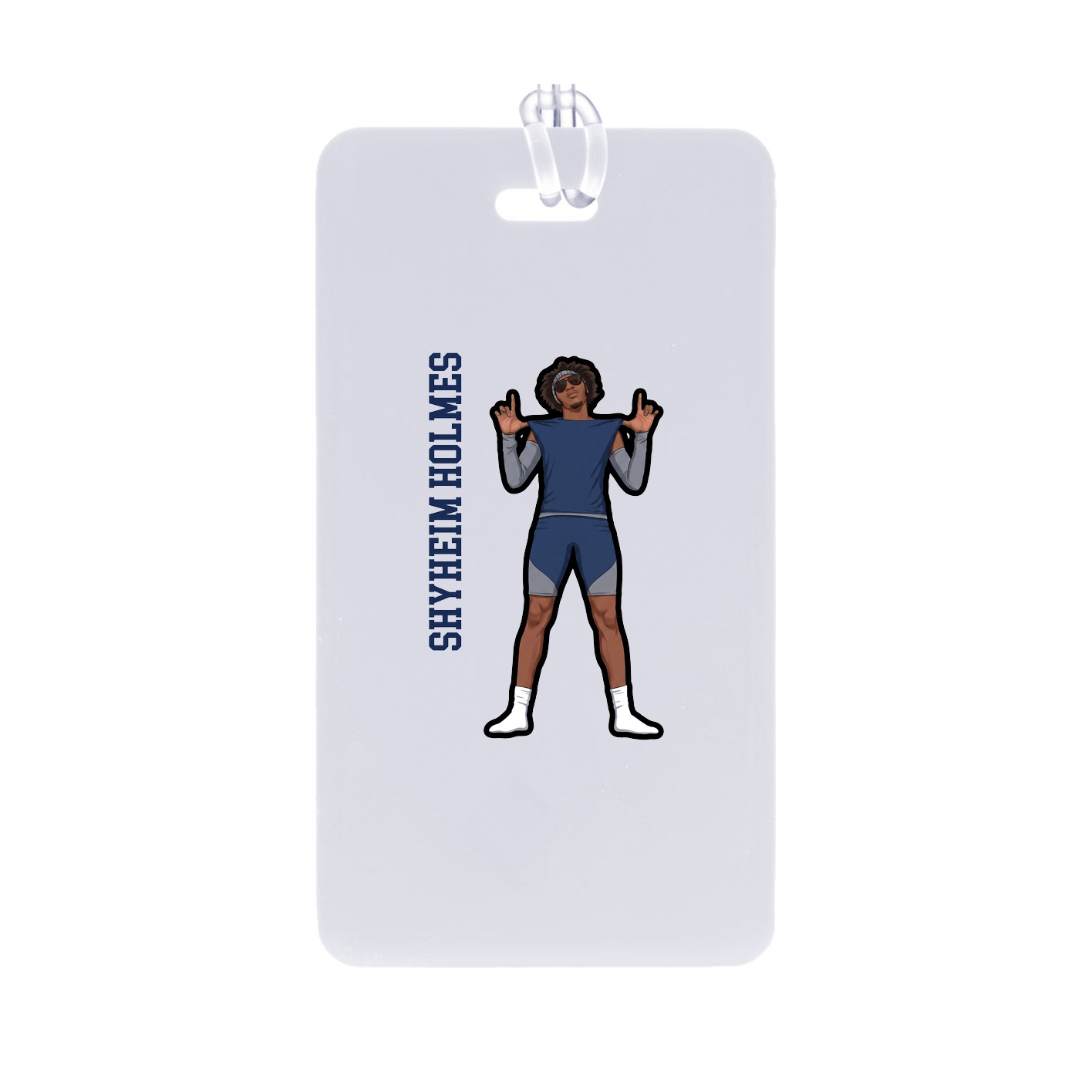 Bag Tag — Name Vertical in Classic