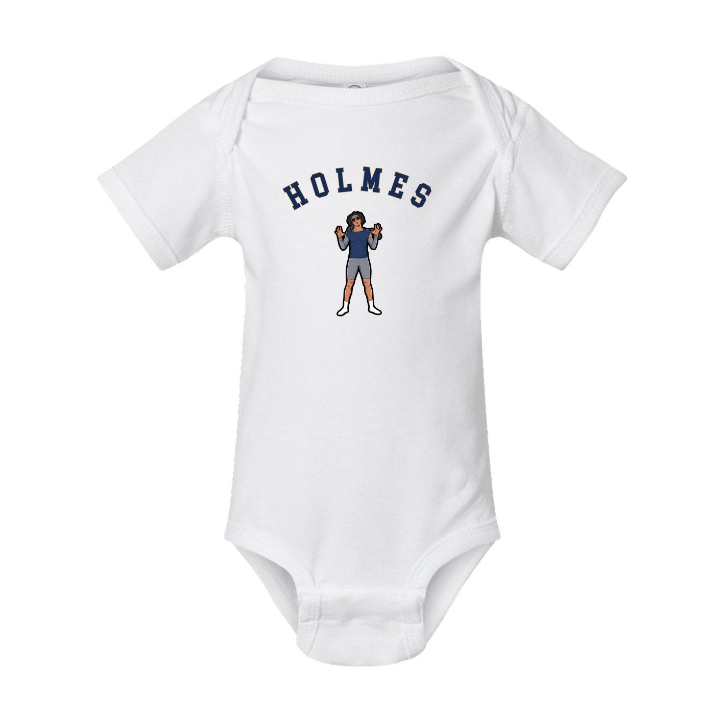Baby Onesie — Shirsey Arch in White