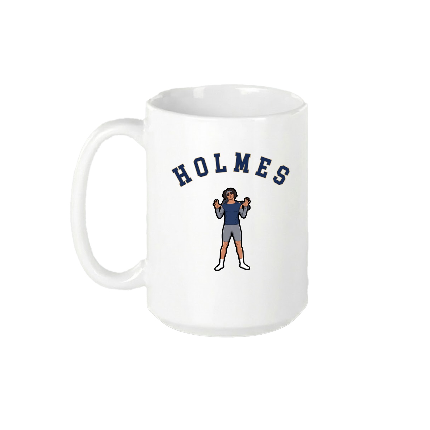 15oz Coffee Mug — Shirsey Arch in White