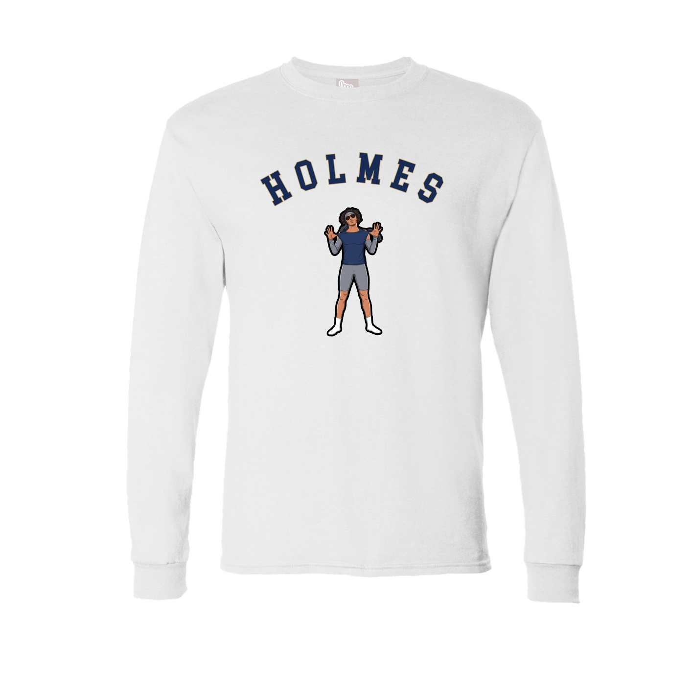 Long Sleeve Tee — Shirsey Arch in White