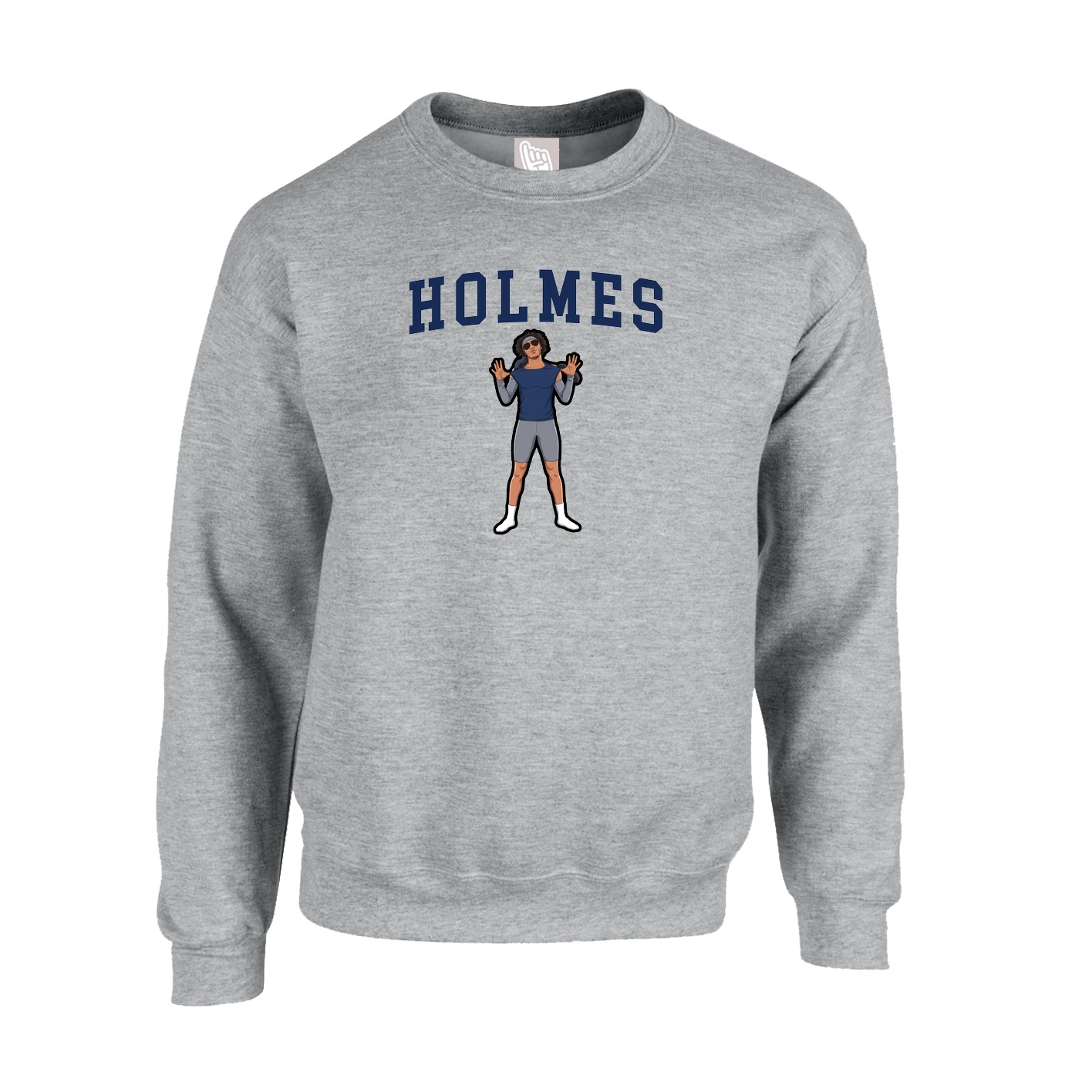 Fleece Crew — Shirsey in Grey