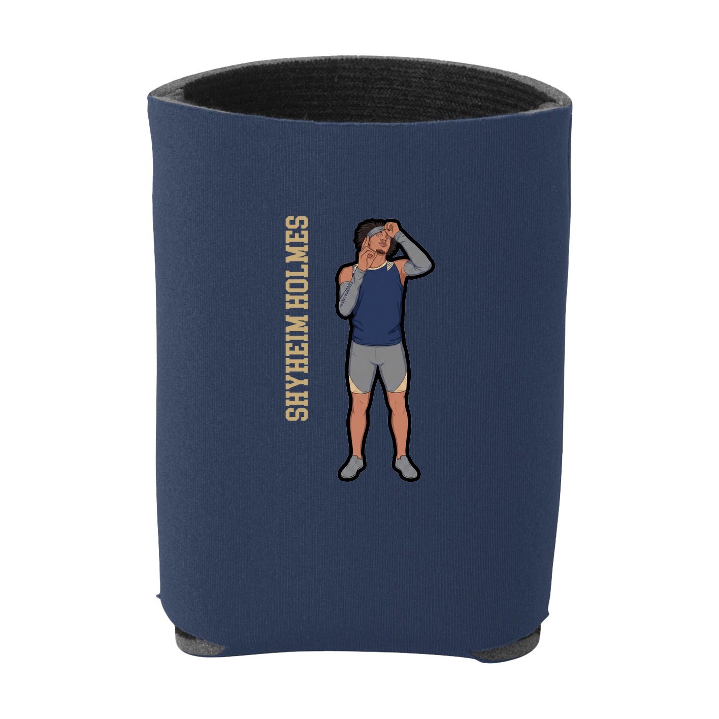 Can Holder — Name Vertical in Navy