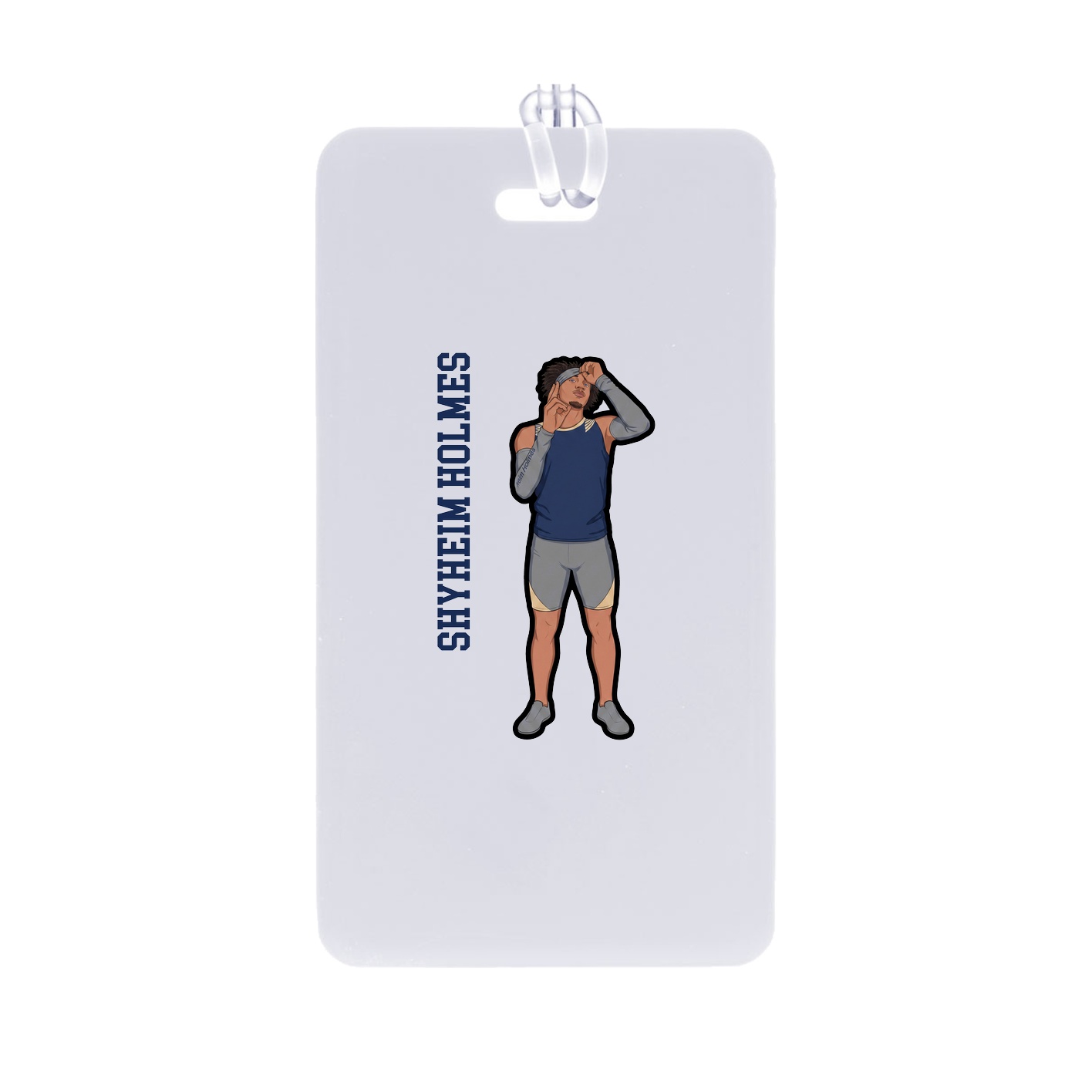 Bag Tag — Name Vertical in Classic