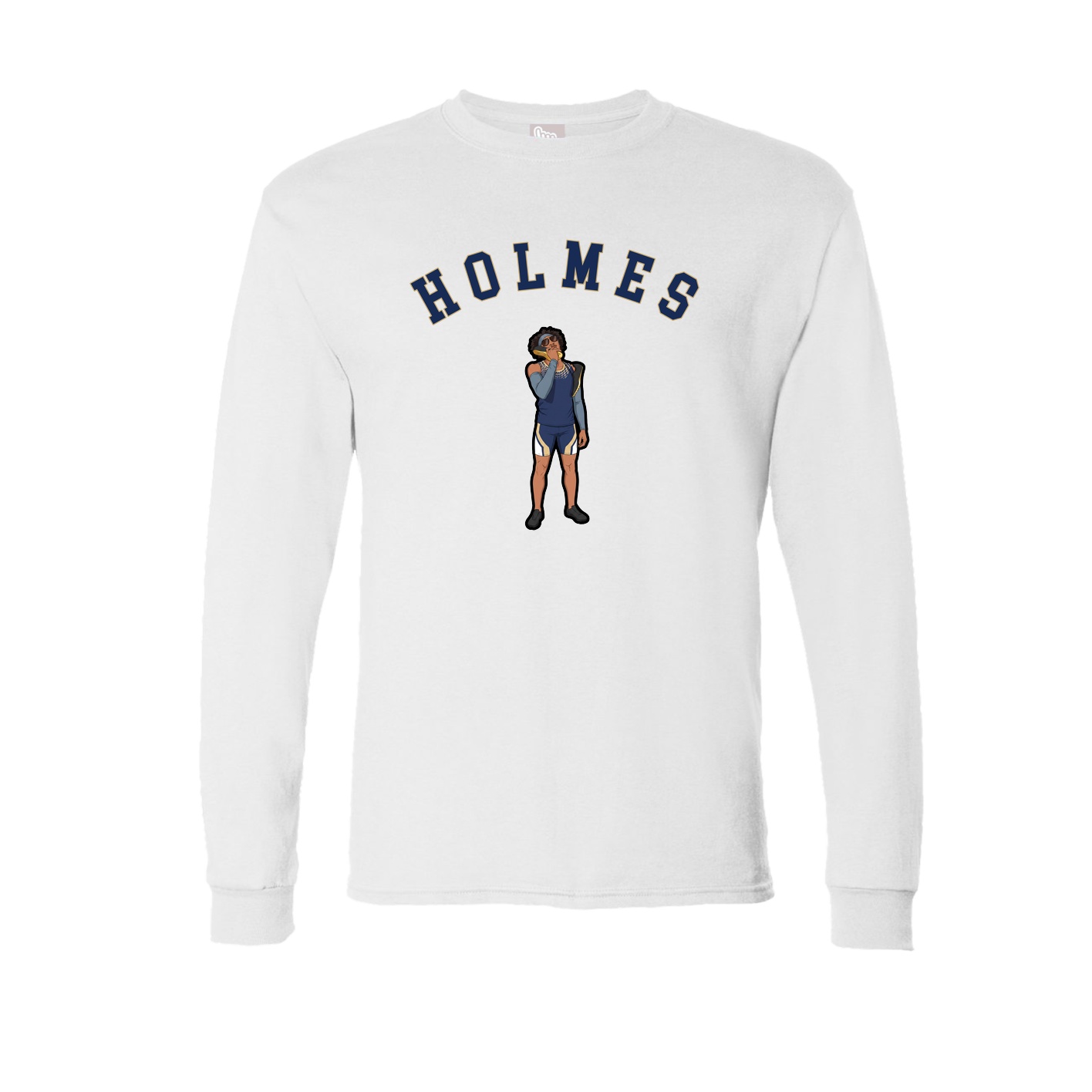 Long Sleeve Tee — Shirsey Arch in White